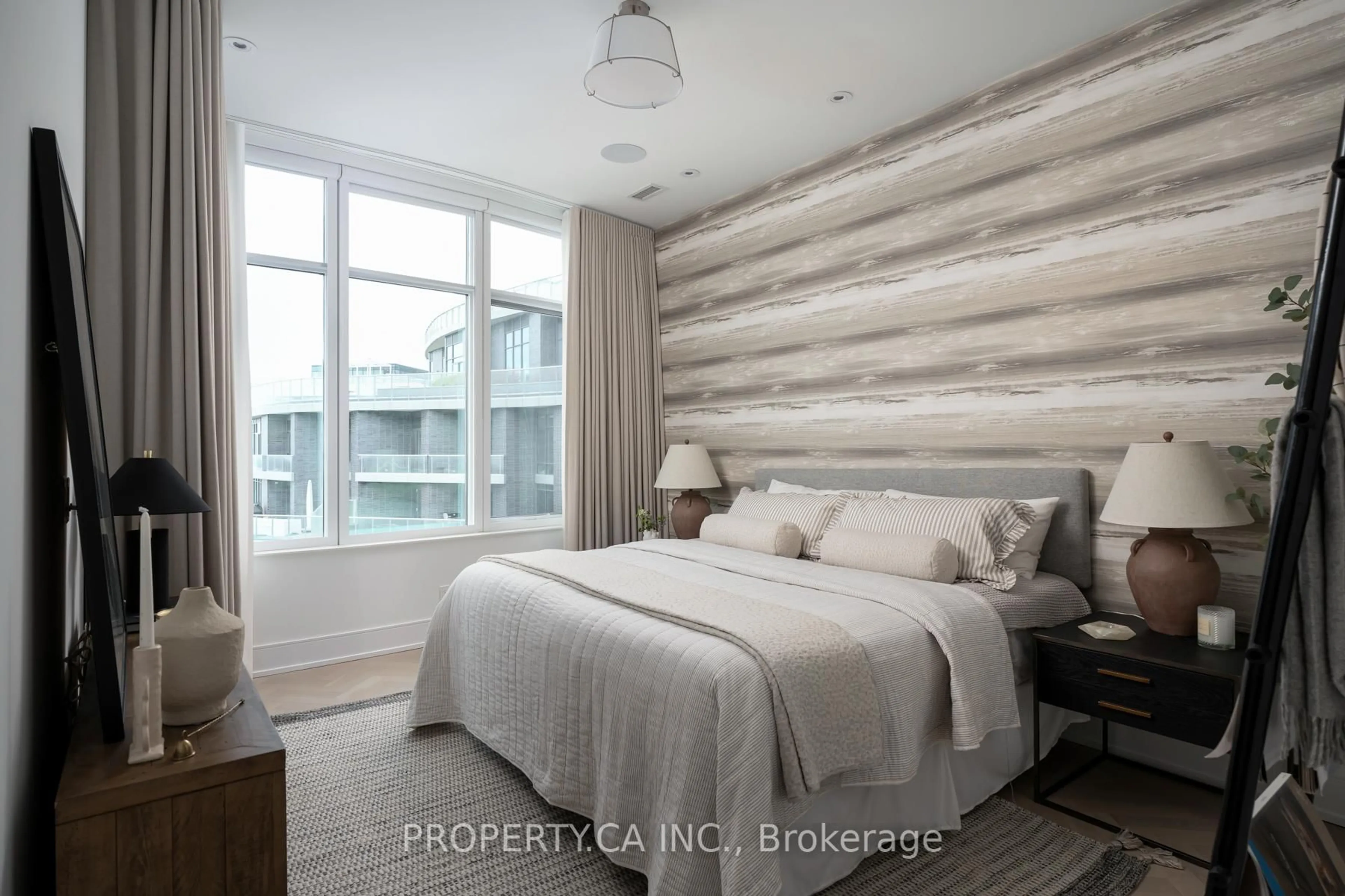 Bedroom with bed, unknown for 1 Edgewater Dr #SPH12, Toronto Ontario M5A 0L1