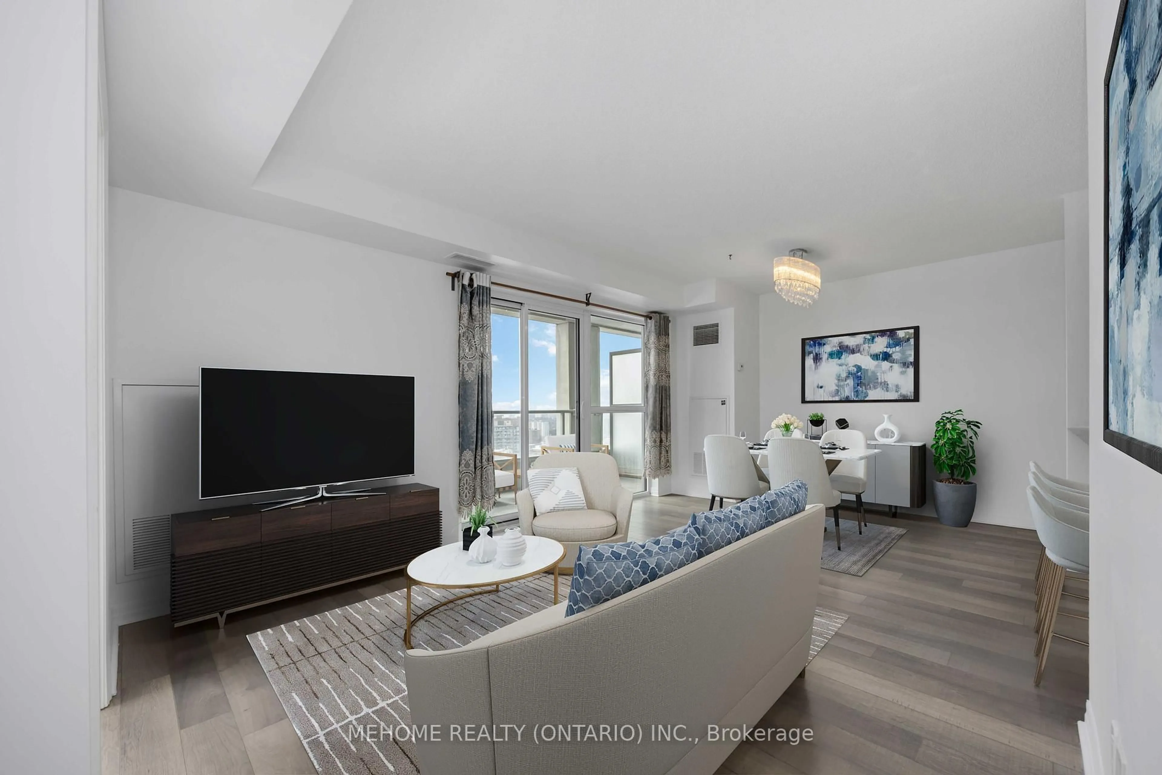 Living room with furniture, unknown for 275 Yorkland Rd #2610, Toronto Ontario M2J 0B4