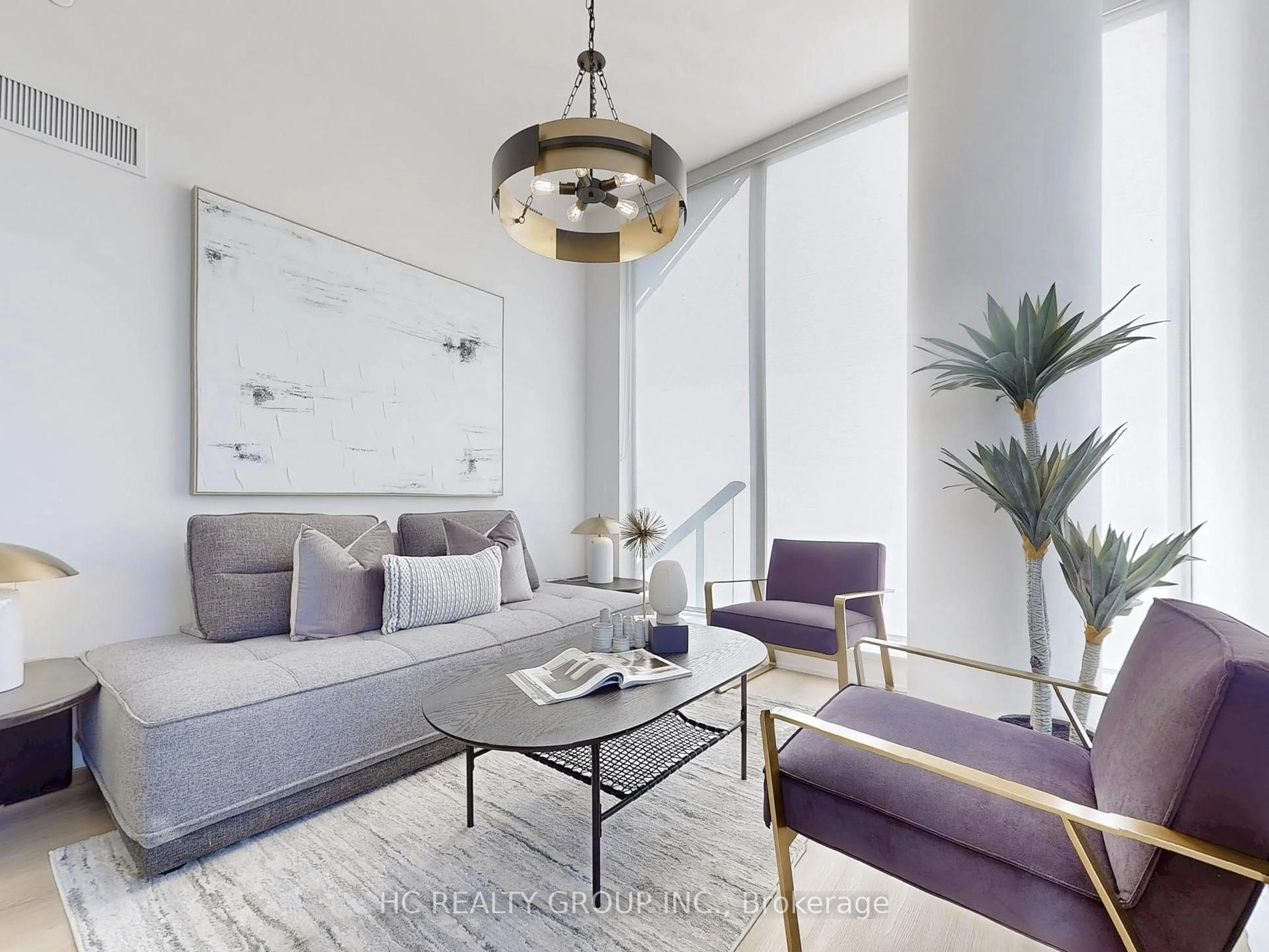 Living room with furniture, unknown for 15 Ellerslie Ave #LPH08, Toronto Ontario M2N 0L7