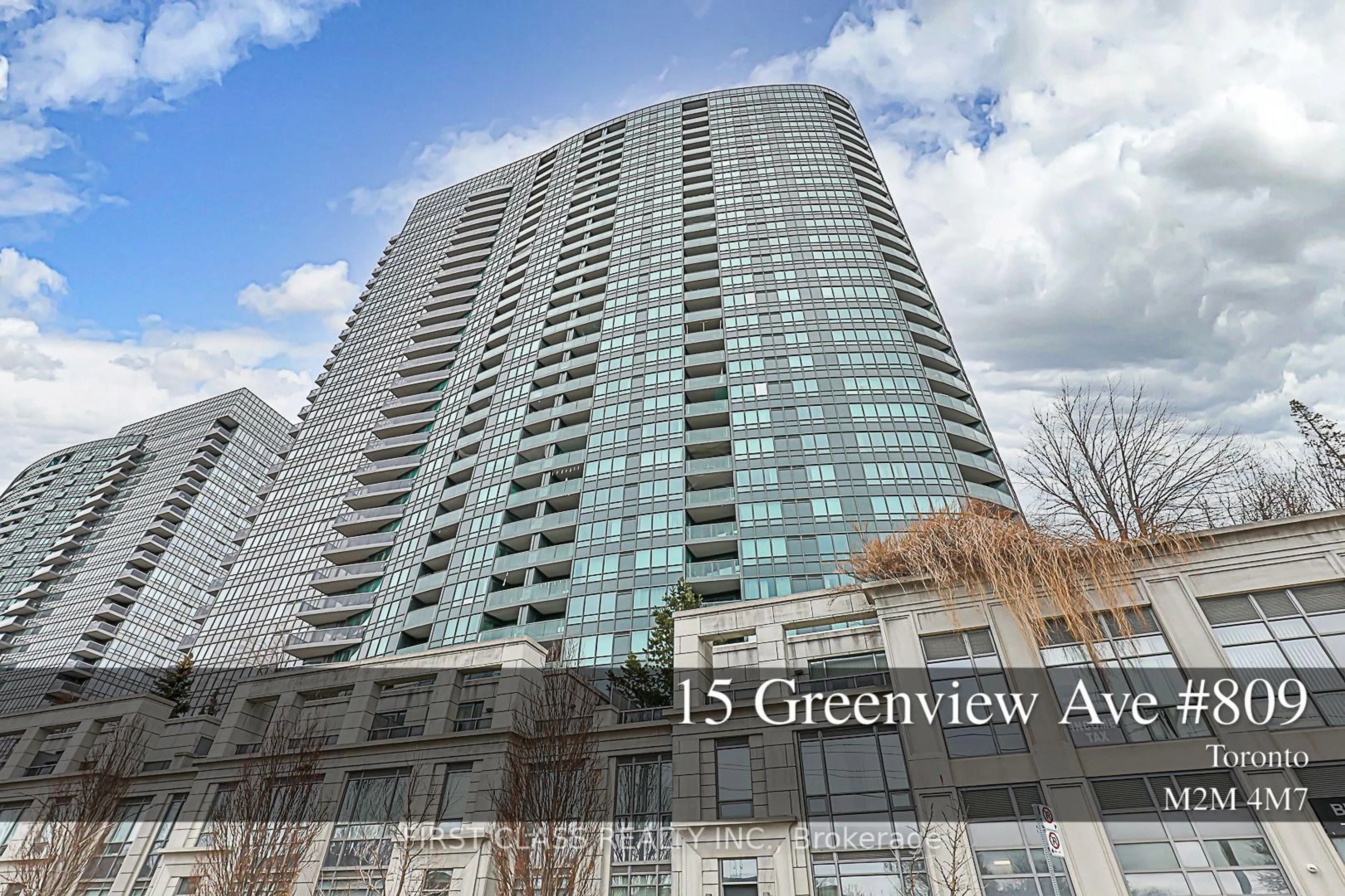 Indoor foyer for 15 Greenview Ave #809, Toronto Ontario M2M 4M7