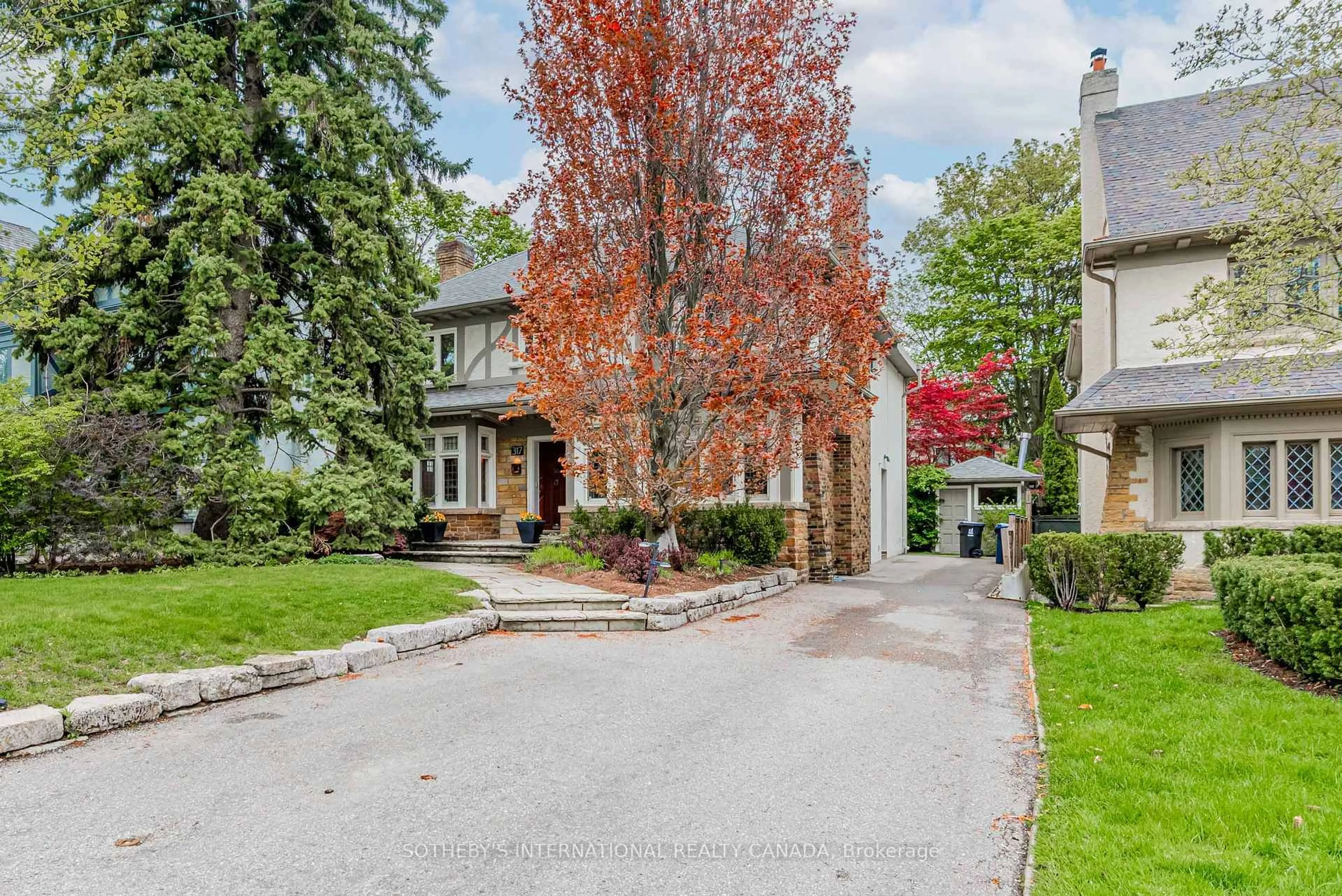 Home with brick exterior material, street for 317 Glenayr Rd, Toronto Ontario M5P 3C6