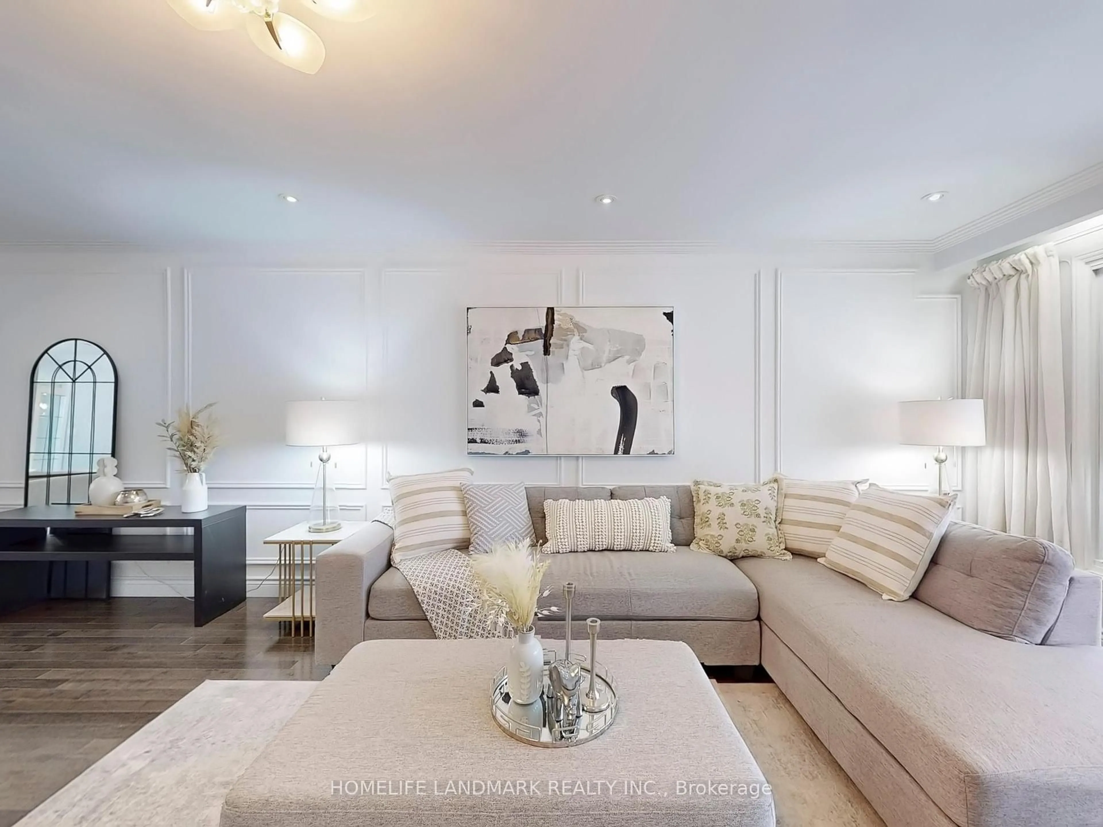 Living room with furniture, unknown for 4 Sydnor Rd, Toronto Ontario M2M 2Z8