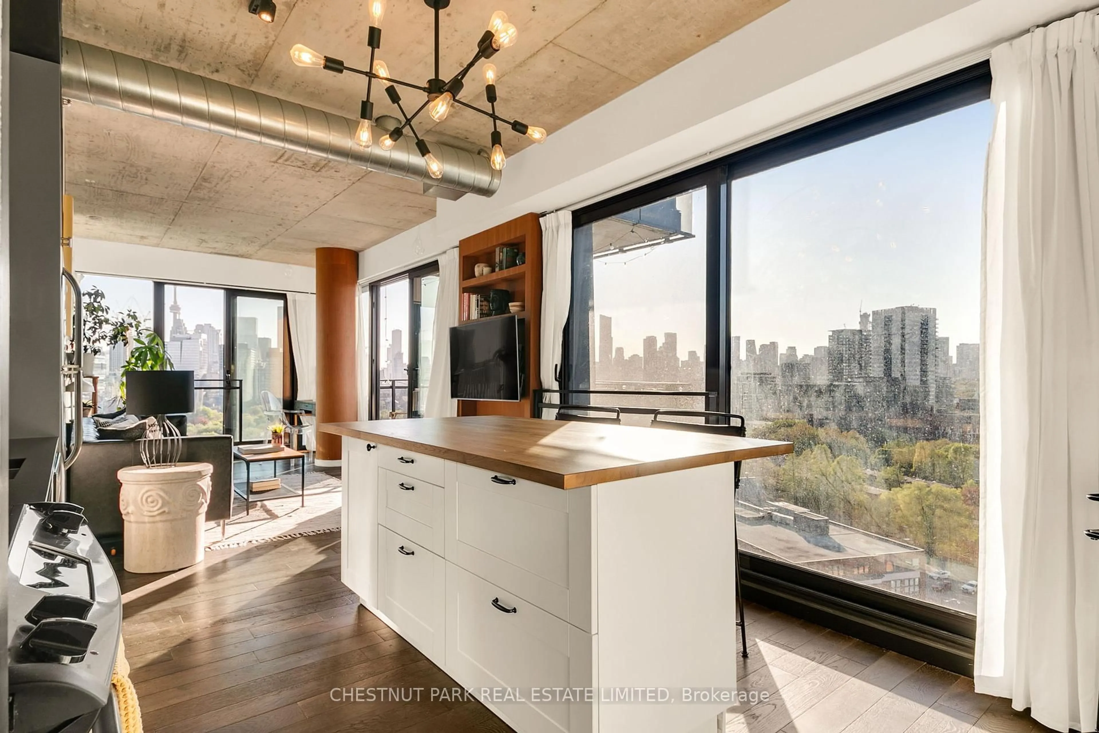 Open concept kitchen, unknown for 51 Trolley Cres #1511, Toronto Ontario M5A 0E9
