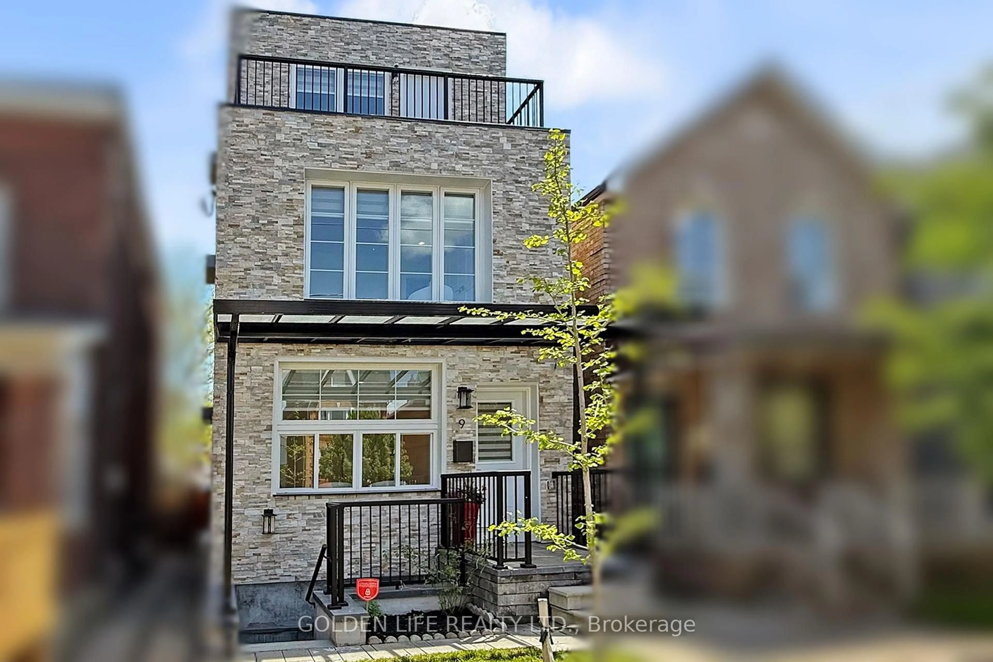 Home with brick exterior material, street for 9 Cobourg Ave, Toronto Ontario M6H 1H7