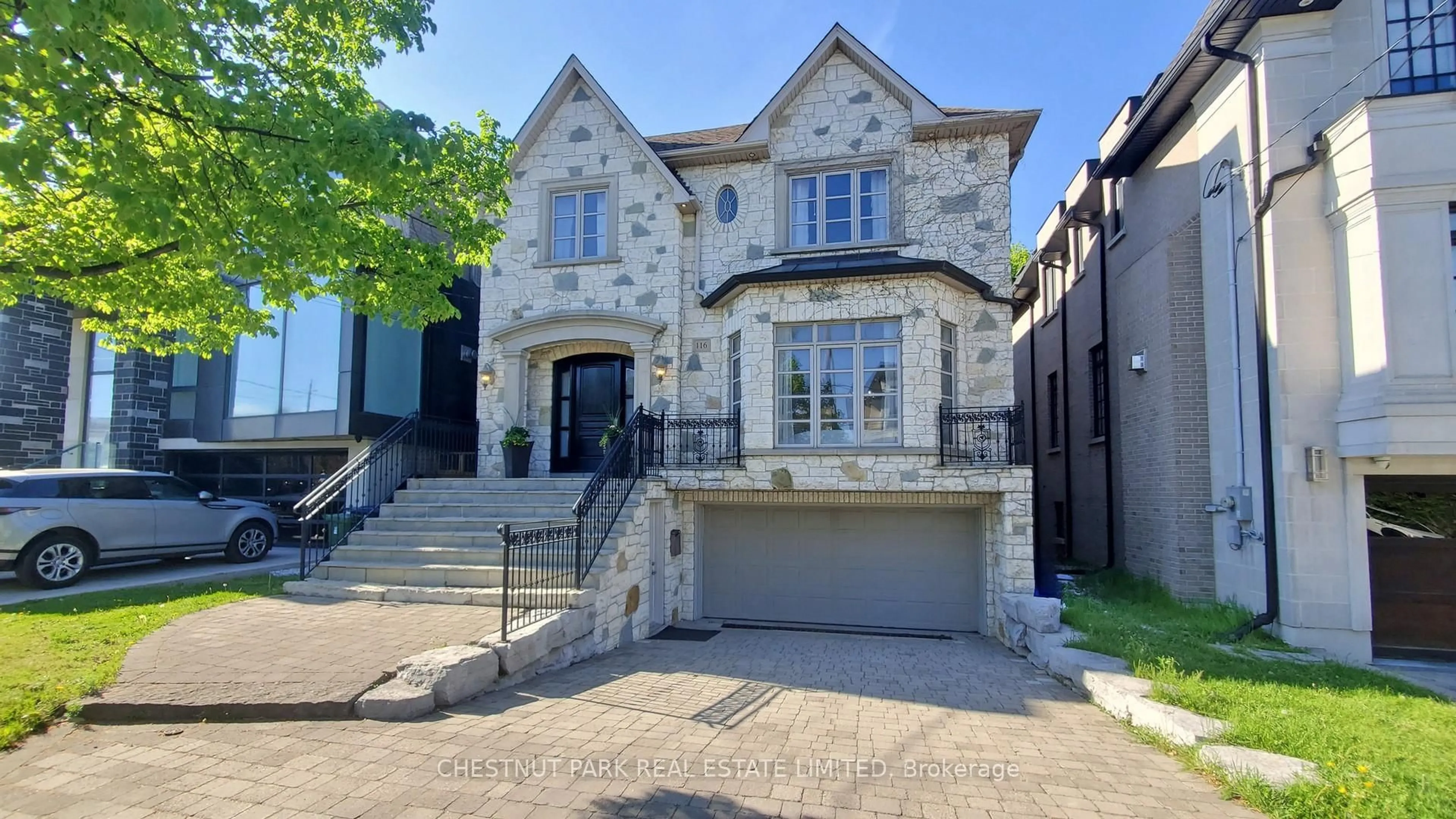 Home with brick exterior material, street for 116 Haddington Ave, Toronto Ontario M5M 2P5