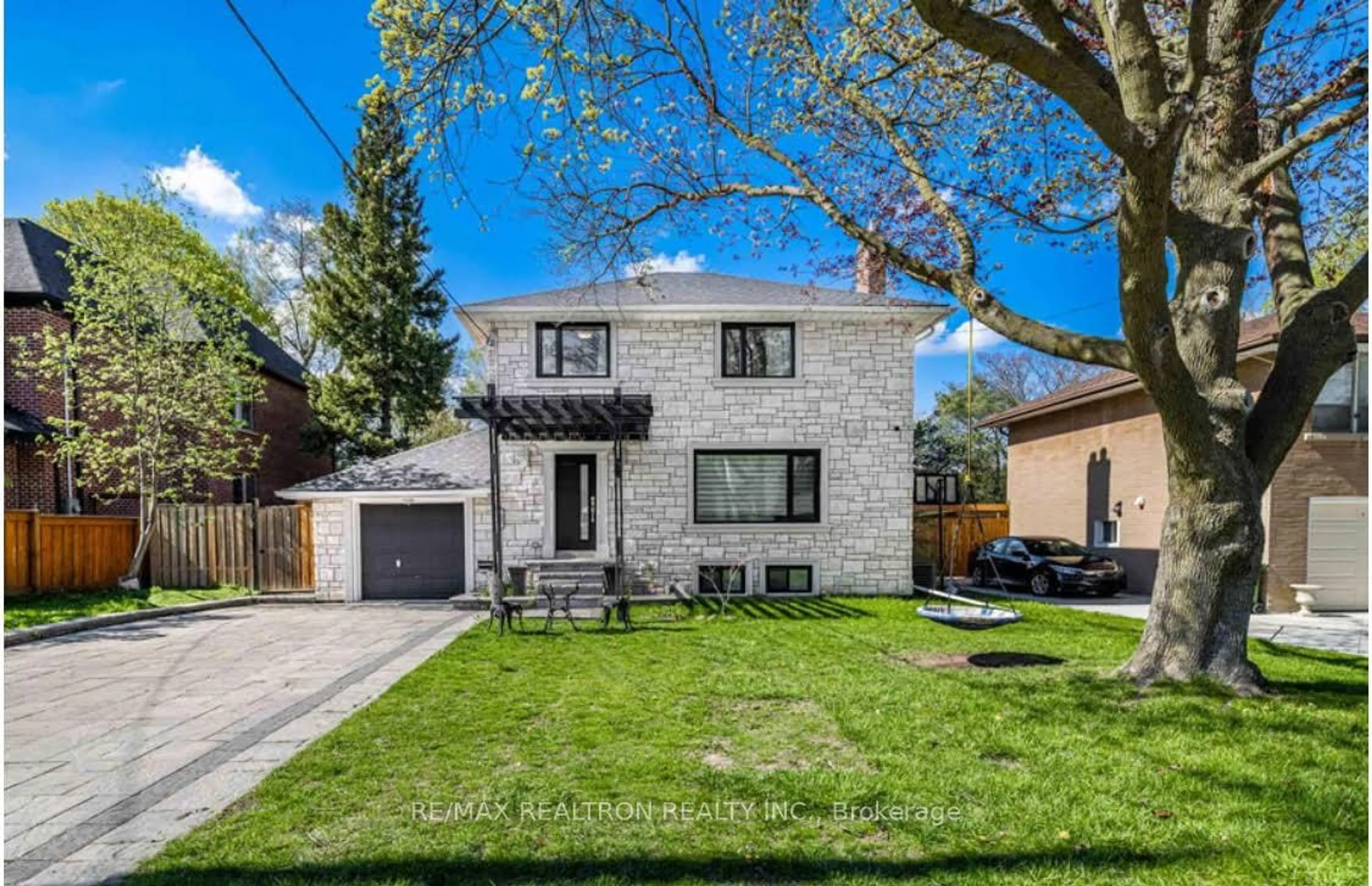 Home with brick exterior material, street for 8 Glenelia Ave, Toronto Ontario M2M 2K7