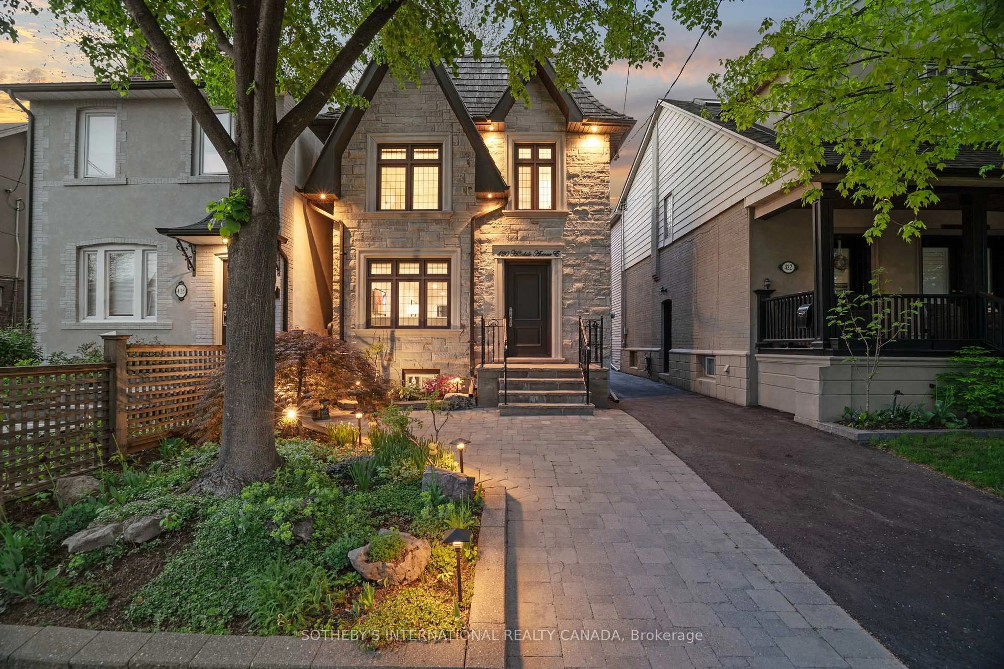 Home with brick exterior material, street for 420 Hillsdale Ave, Toronto Ontario M4T 1E8