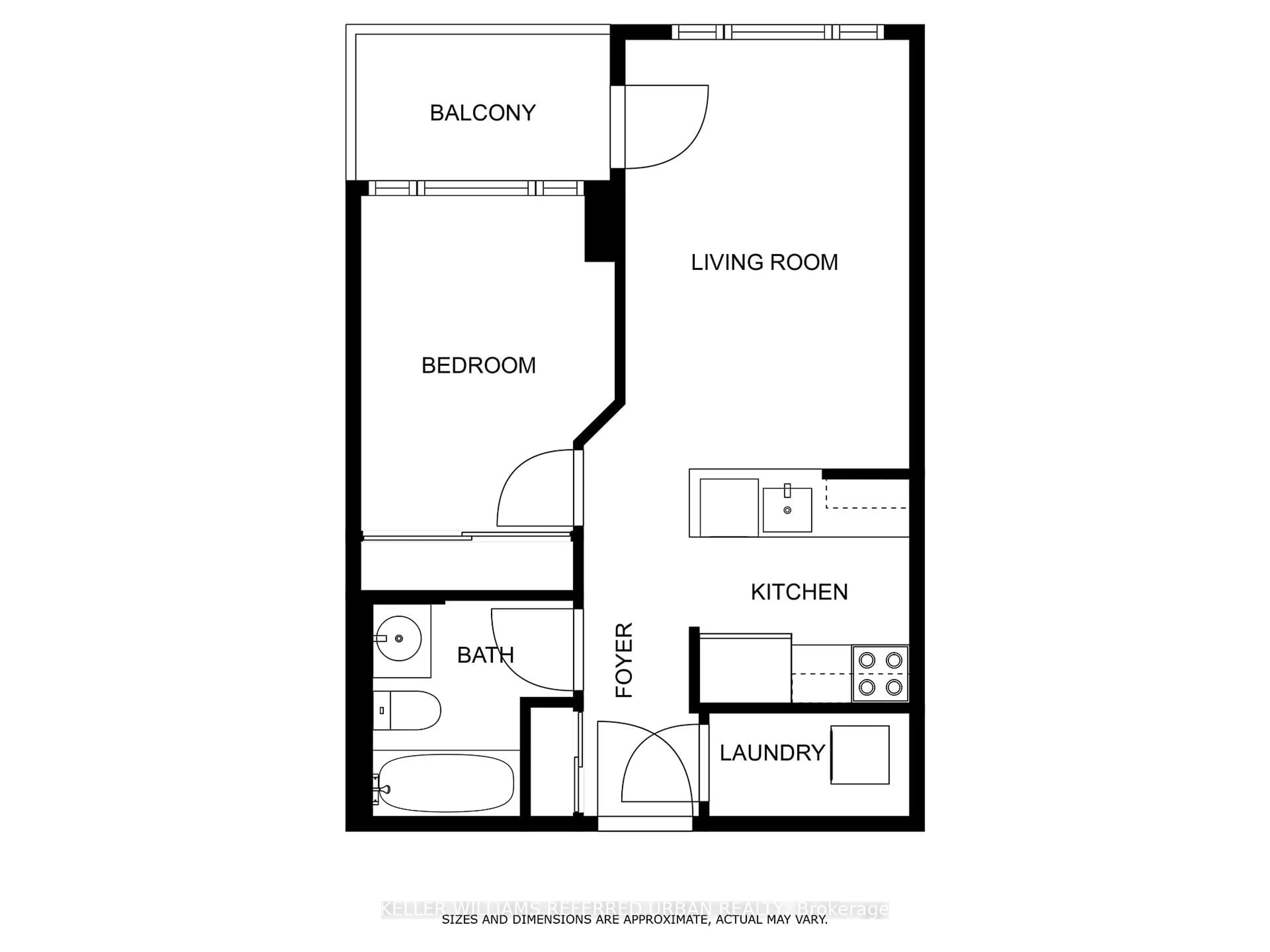 Floor plan for 155 Beecroft Rd #1002, Toronto Ontario M2N 7C6