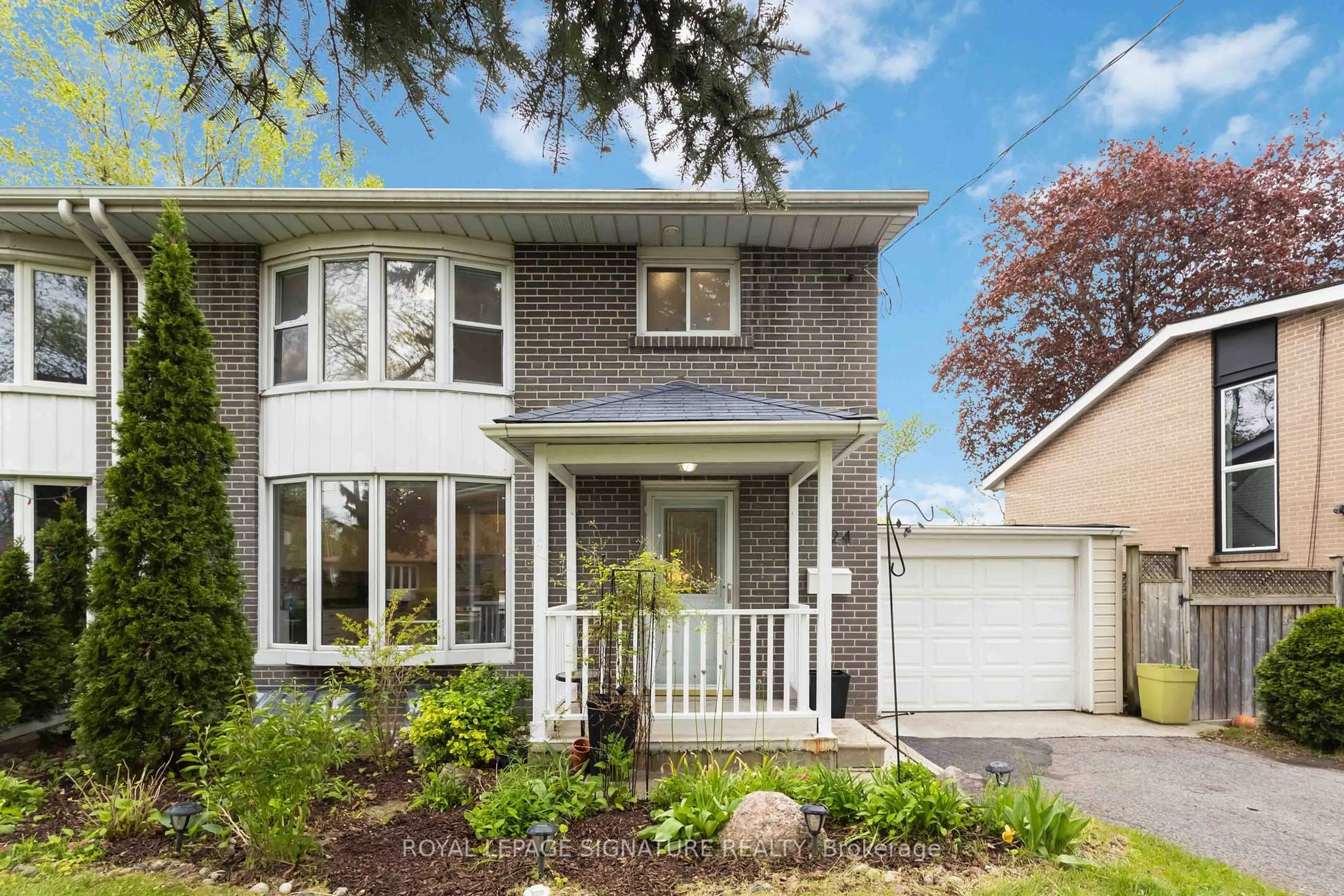 Home with brick exterior material, street for 124 Marbury Cres, Toronto Ontario M3A 2G4