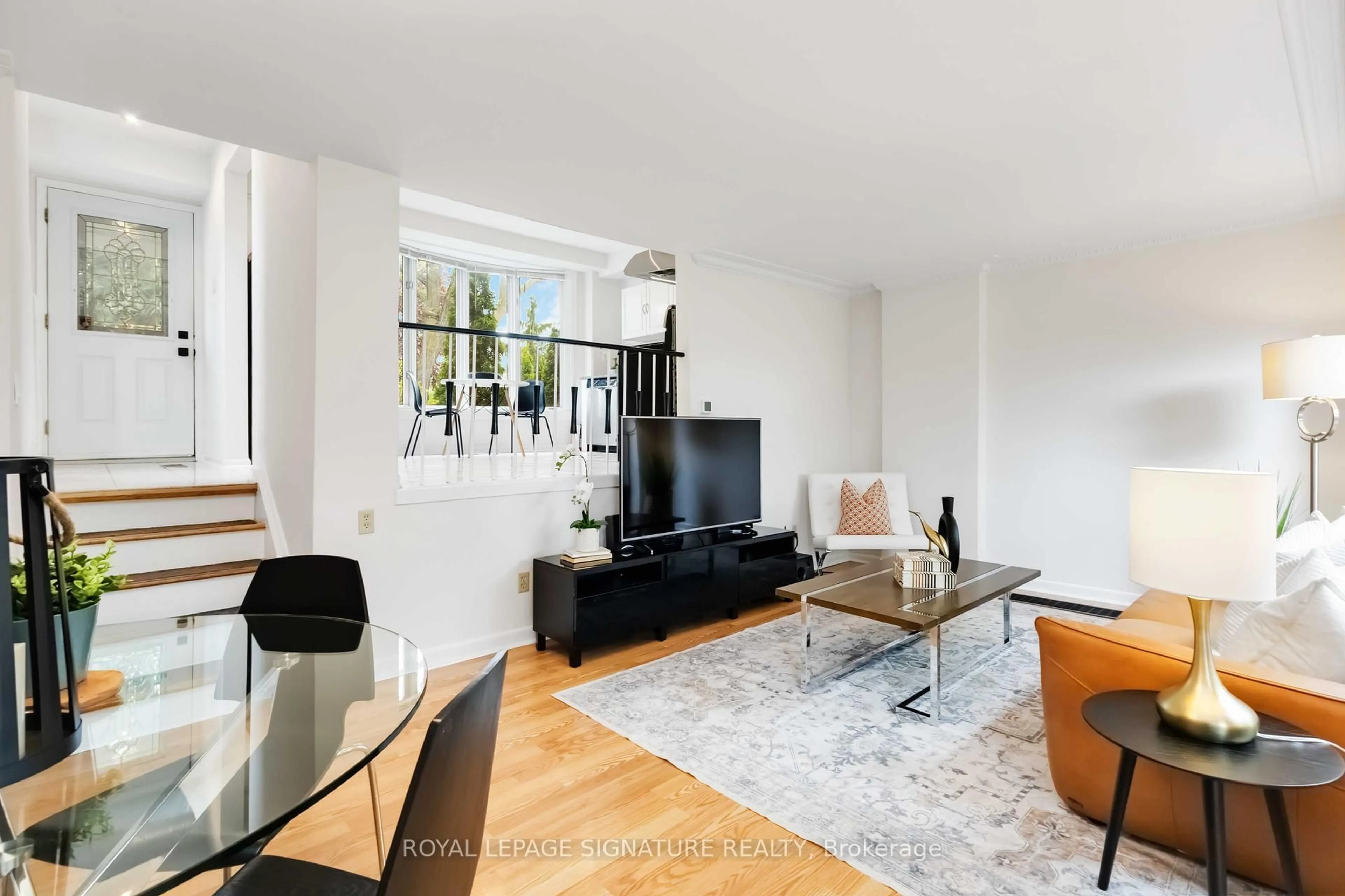 Living room with furniture, unknown for 124 Marbury Cres, Toronto Ontario M3A 2G4