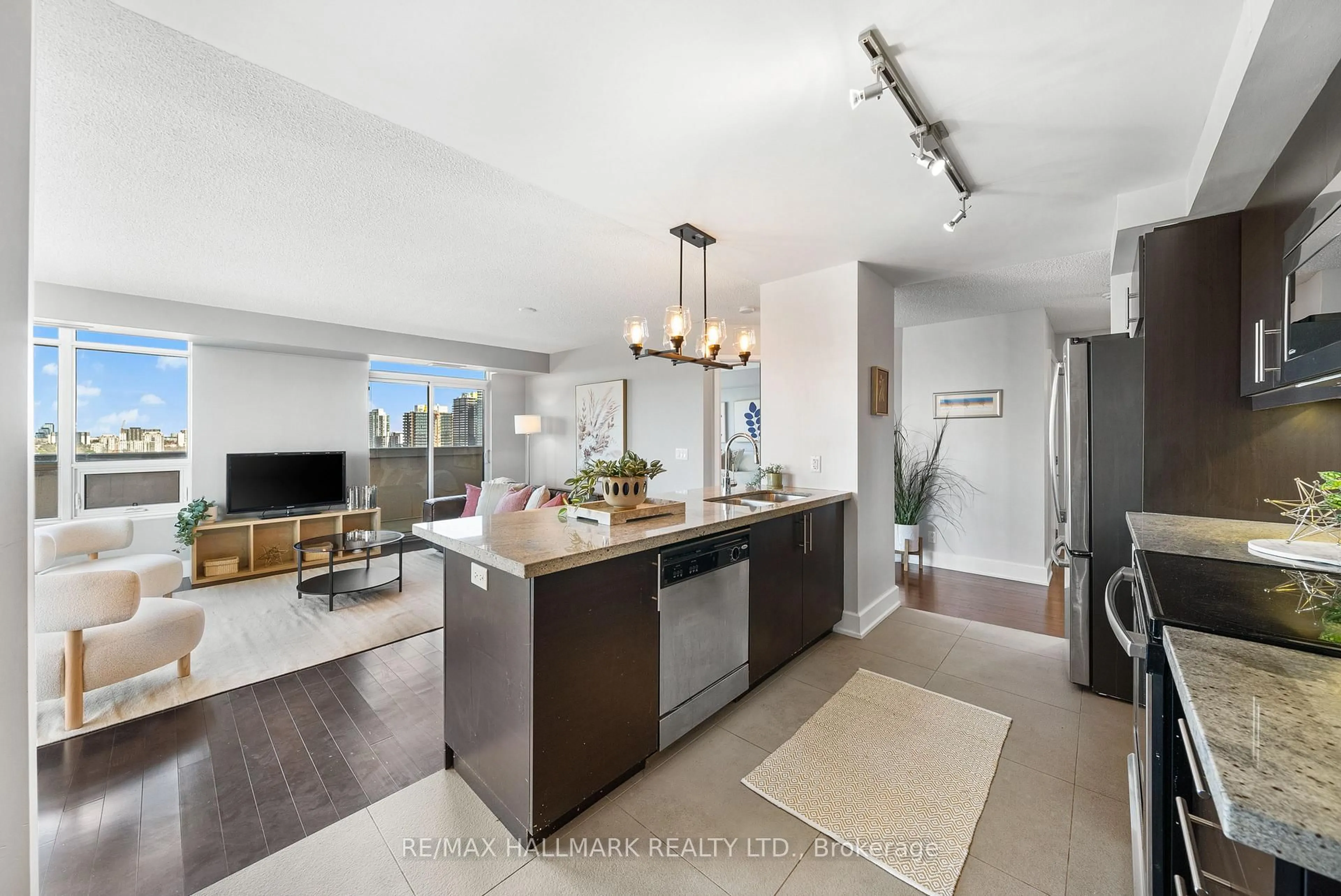 Open concept kitchen, unknown for 676 Sheppard Ave #708, Toronto Ontario M2K 3E7