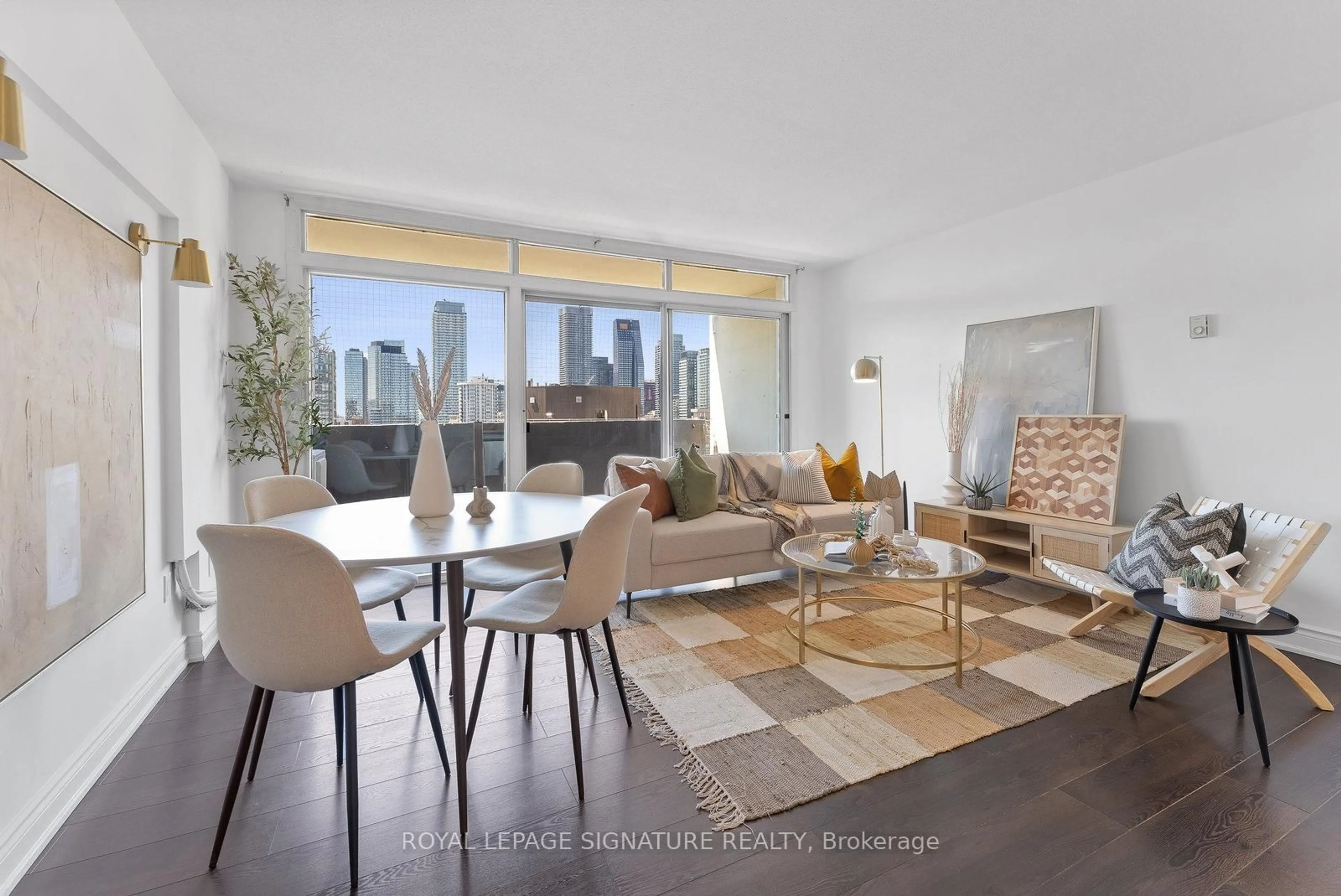 Living room with furniture, unknown for 40 Homewood Ave #2217, Toronto Ontario M4Y 2K2