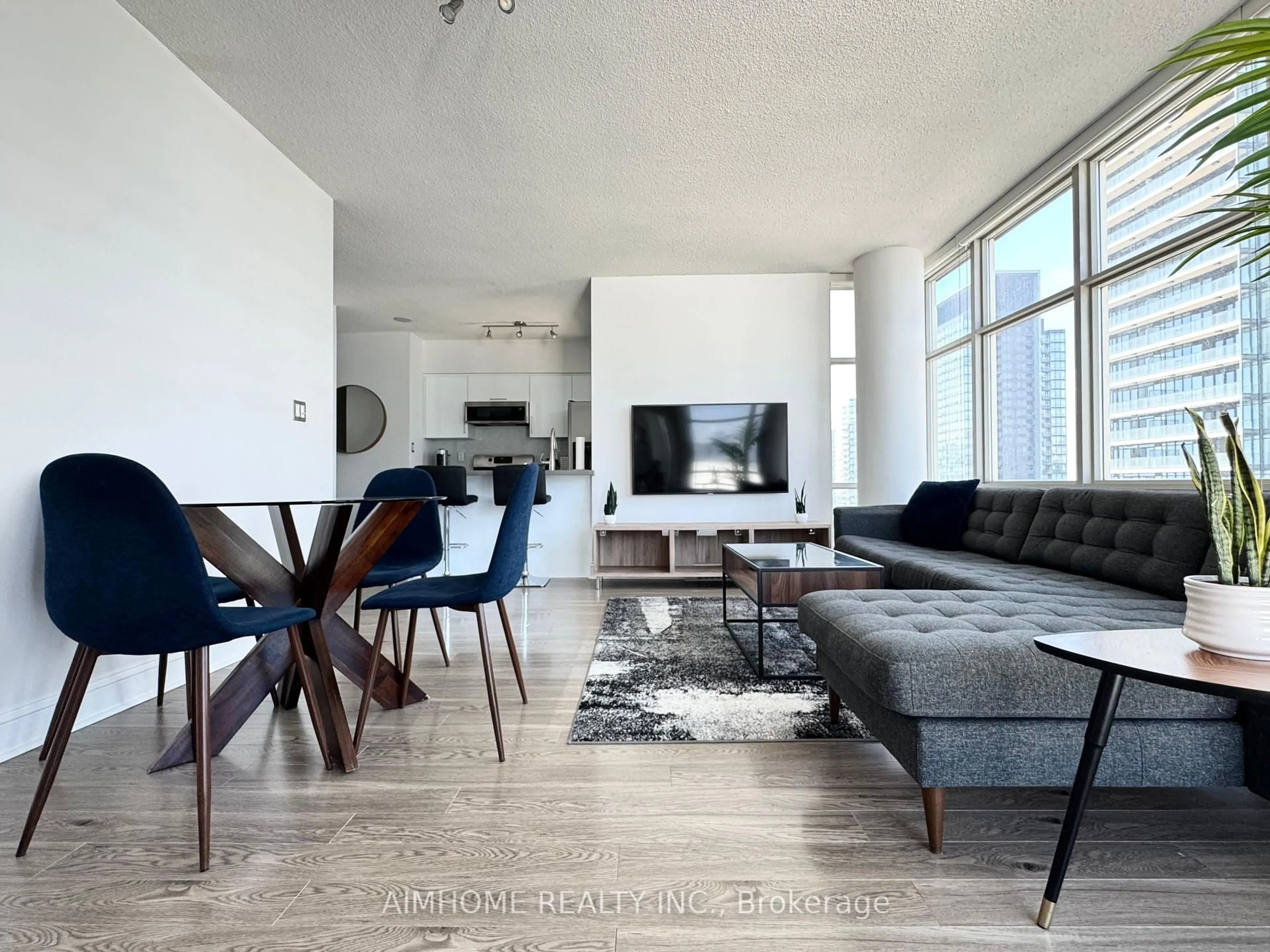 Living room with furniture, unknown for 10 Navy Wharf Crt #3606, Toronto Ontario M5V 3V2
