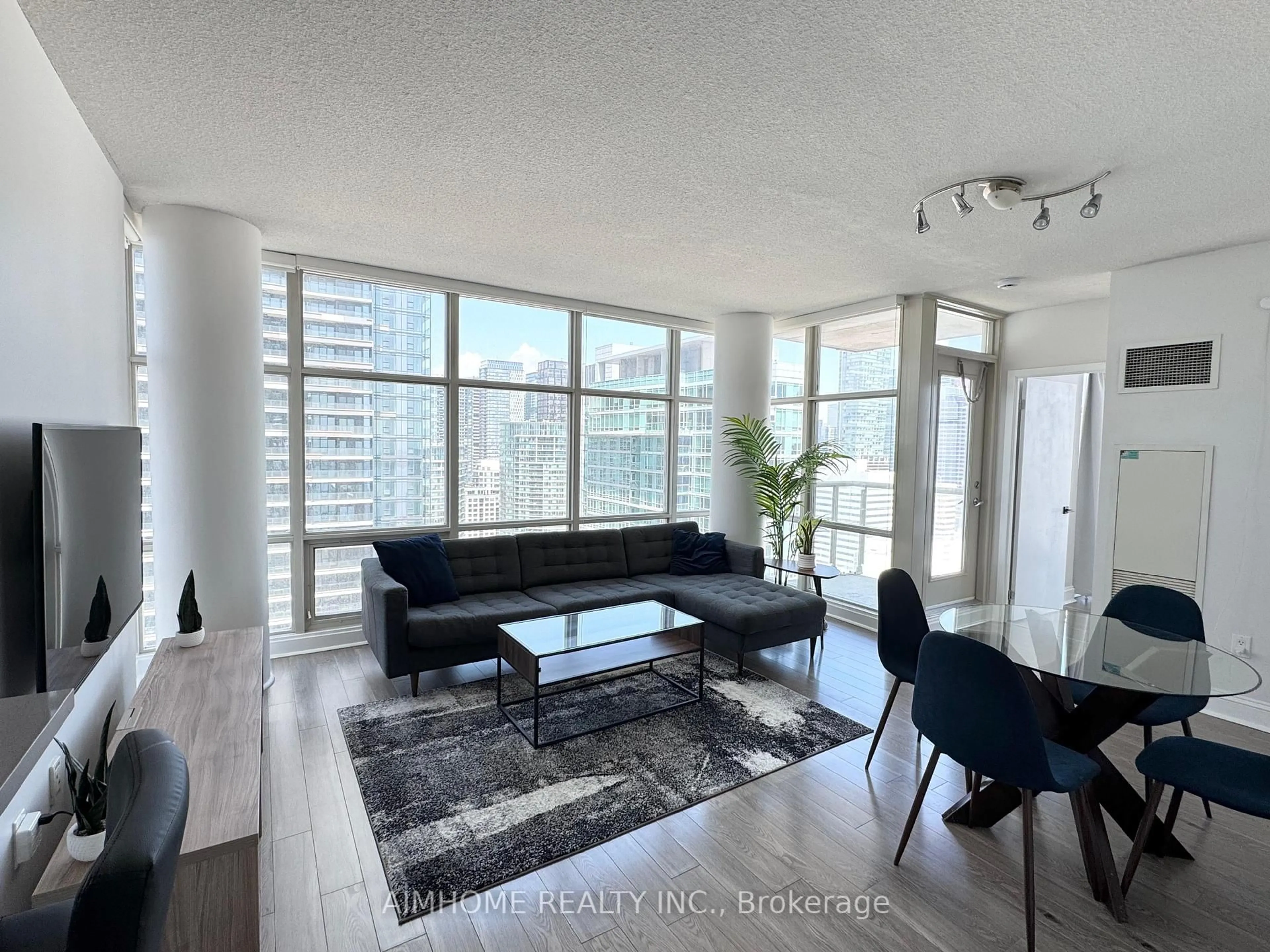 Living room with furniture, unknown for 10 Navy Wharf Crt #3606, Toronto Ontario M5V 3V2