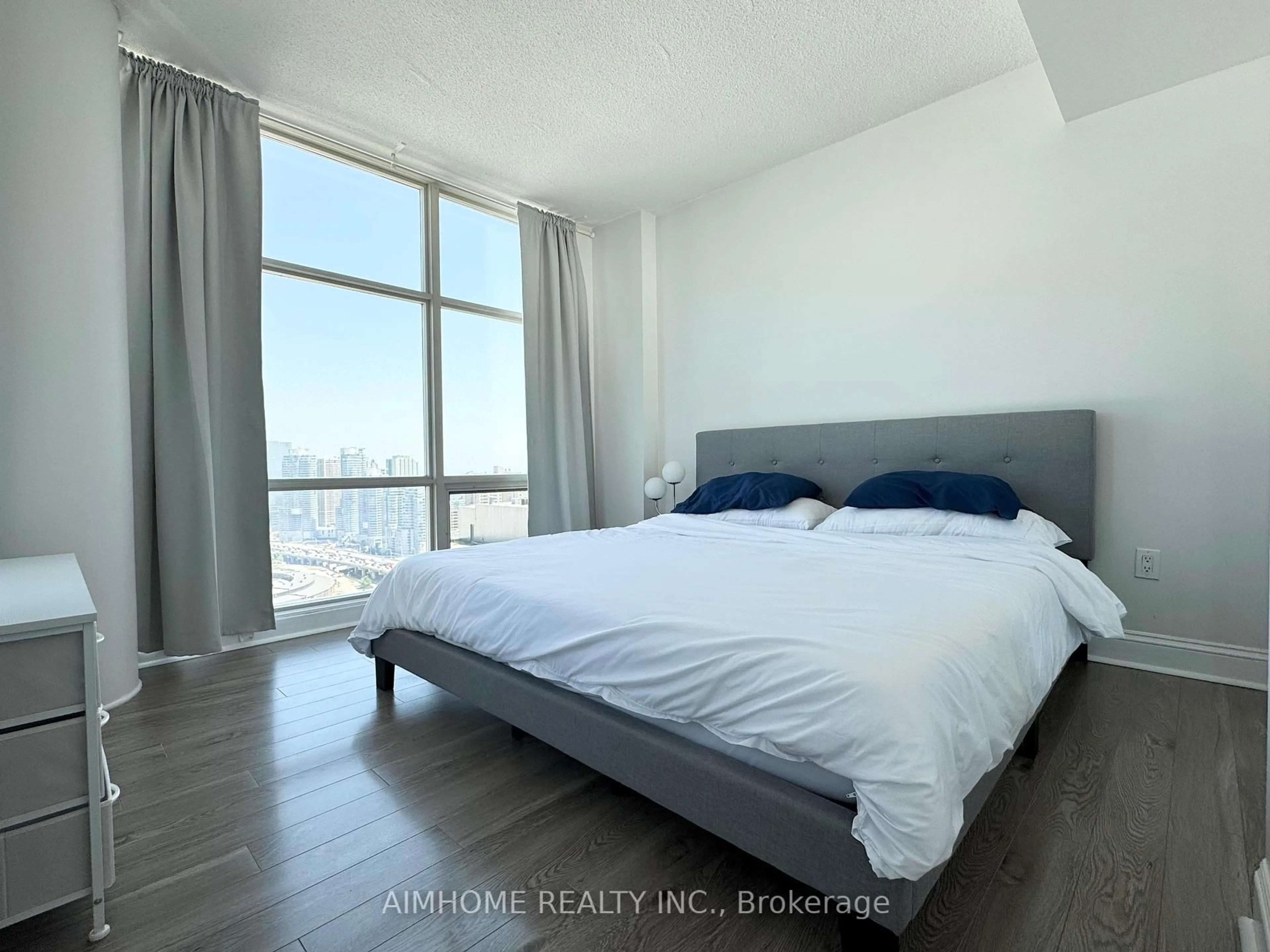 Bedroom with bed, unknown for 10 Navy Wharf Crt #3606, Toronto Ontario M5V 3V2