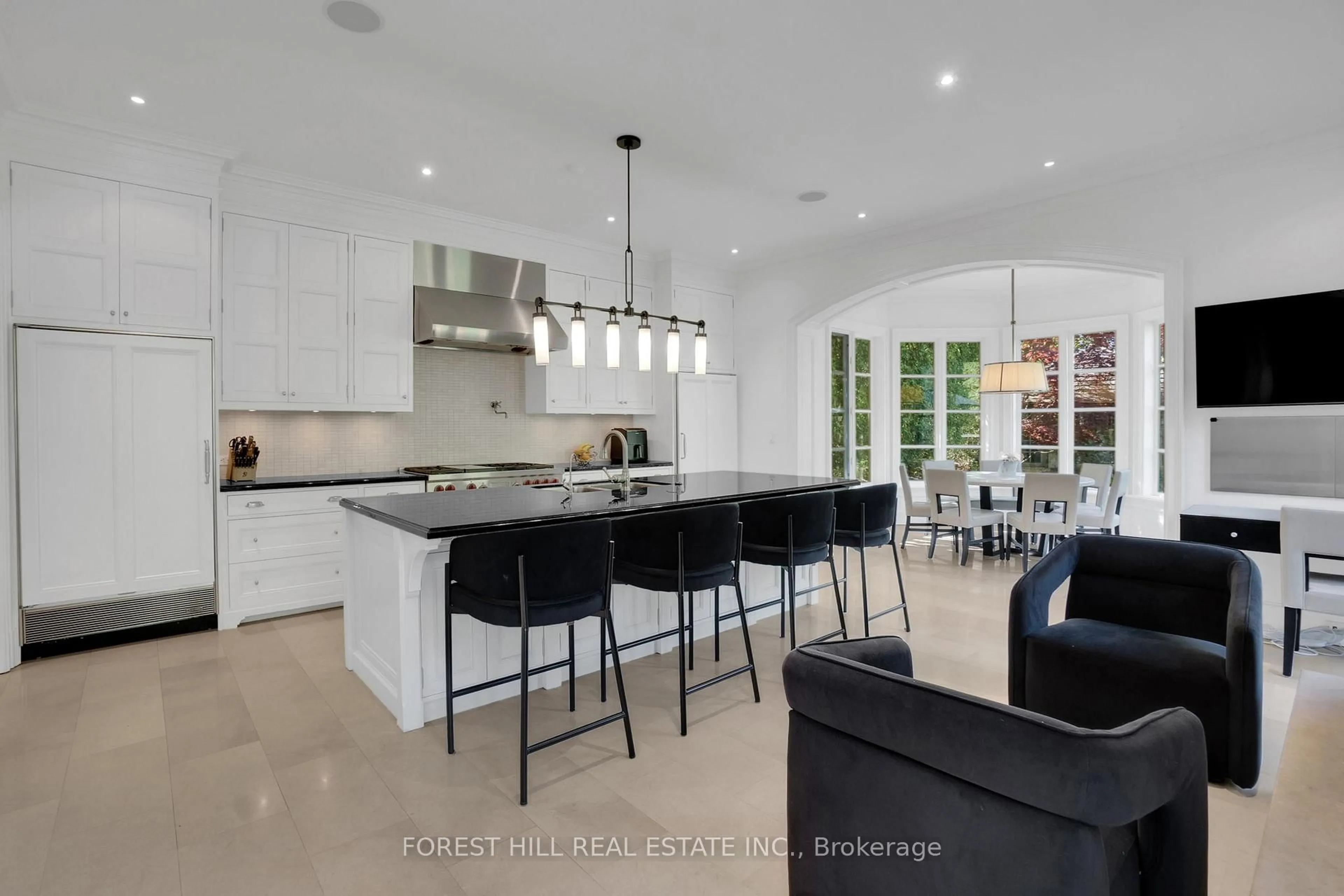 Contemporary kitchen, ceramic/tile floor for 102 Sandringham Dr, Toronto Ontario M3H 1C9