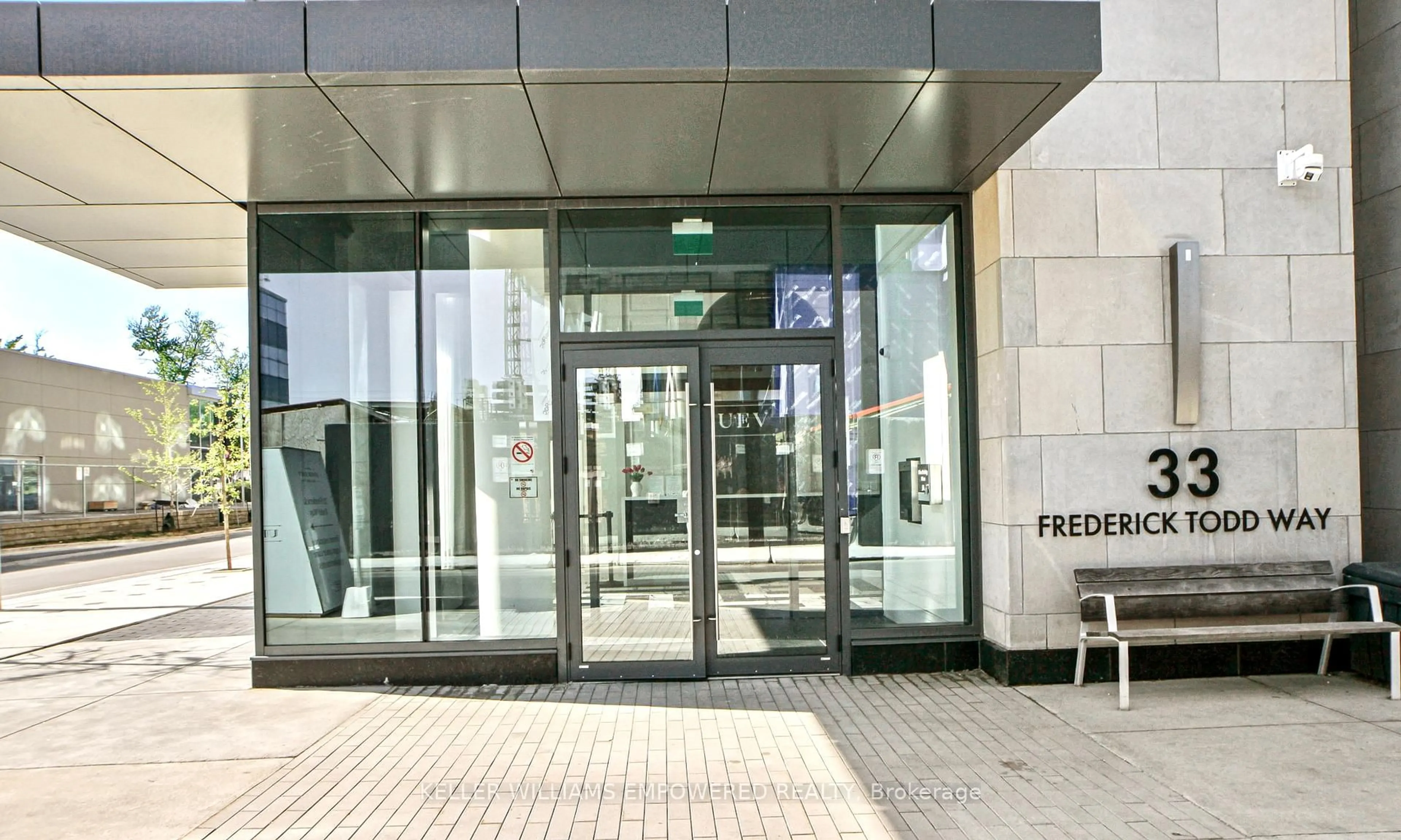 Indoor foyer for 33 Frederick Todd Way #1307, Toronto Ontario M4G 0C9