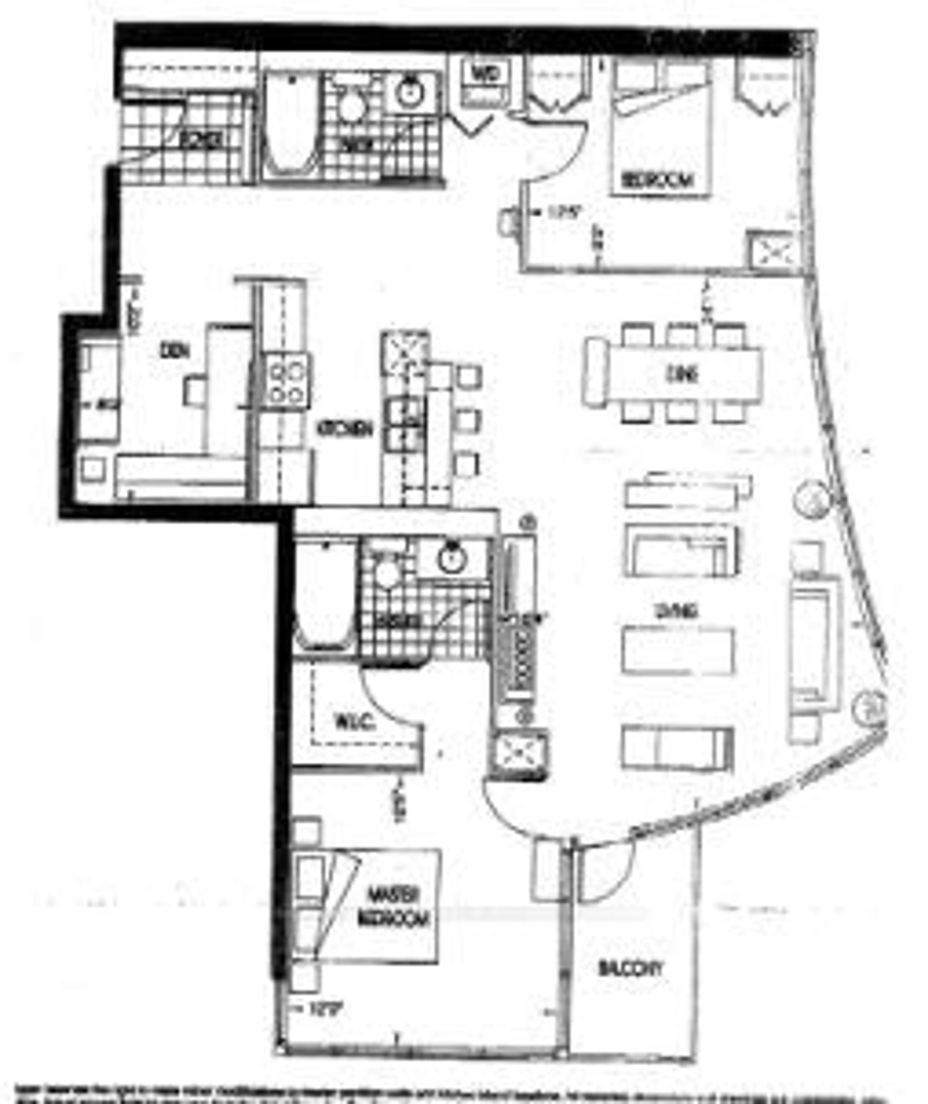 Floor plan for 10 Navy Wharf Crt #1009, Toronto Ontario M5V 3V2