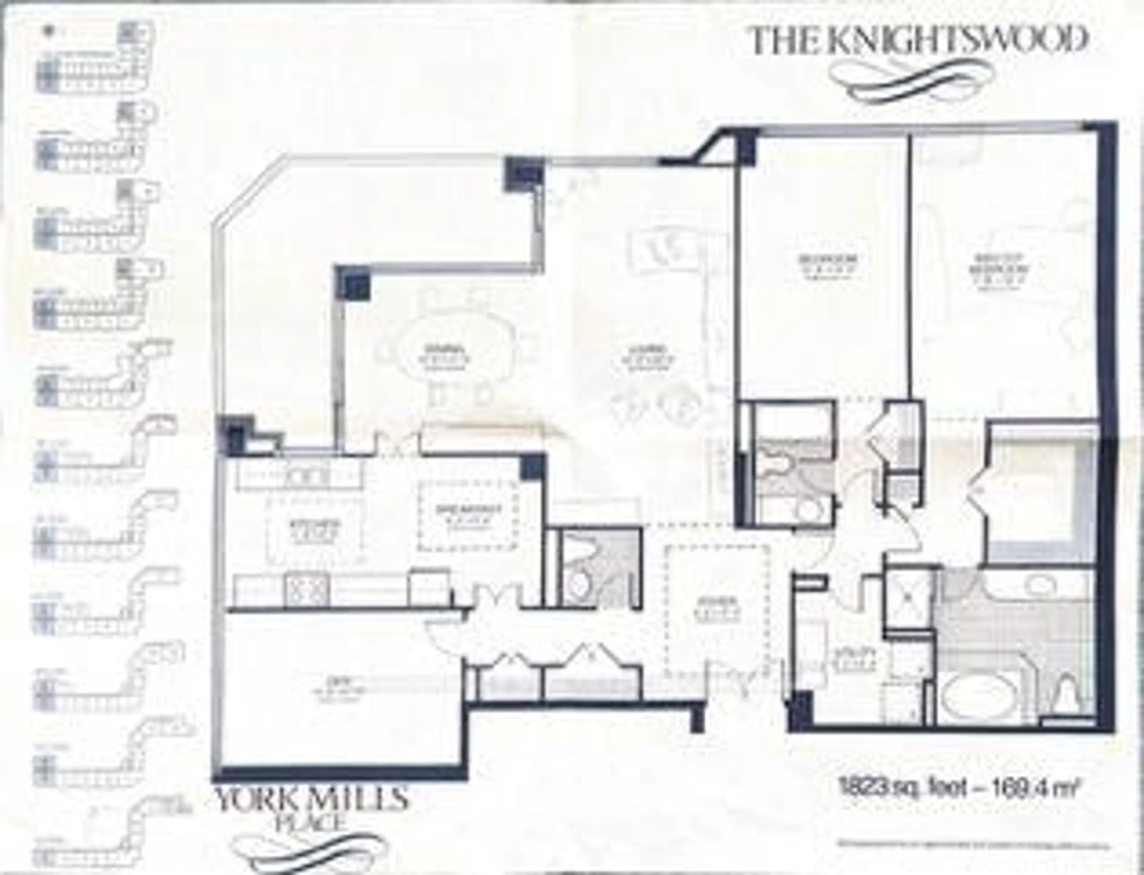 Floor plan for 3900 Yonge St #405, Toronto Ontario M4N 3N6