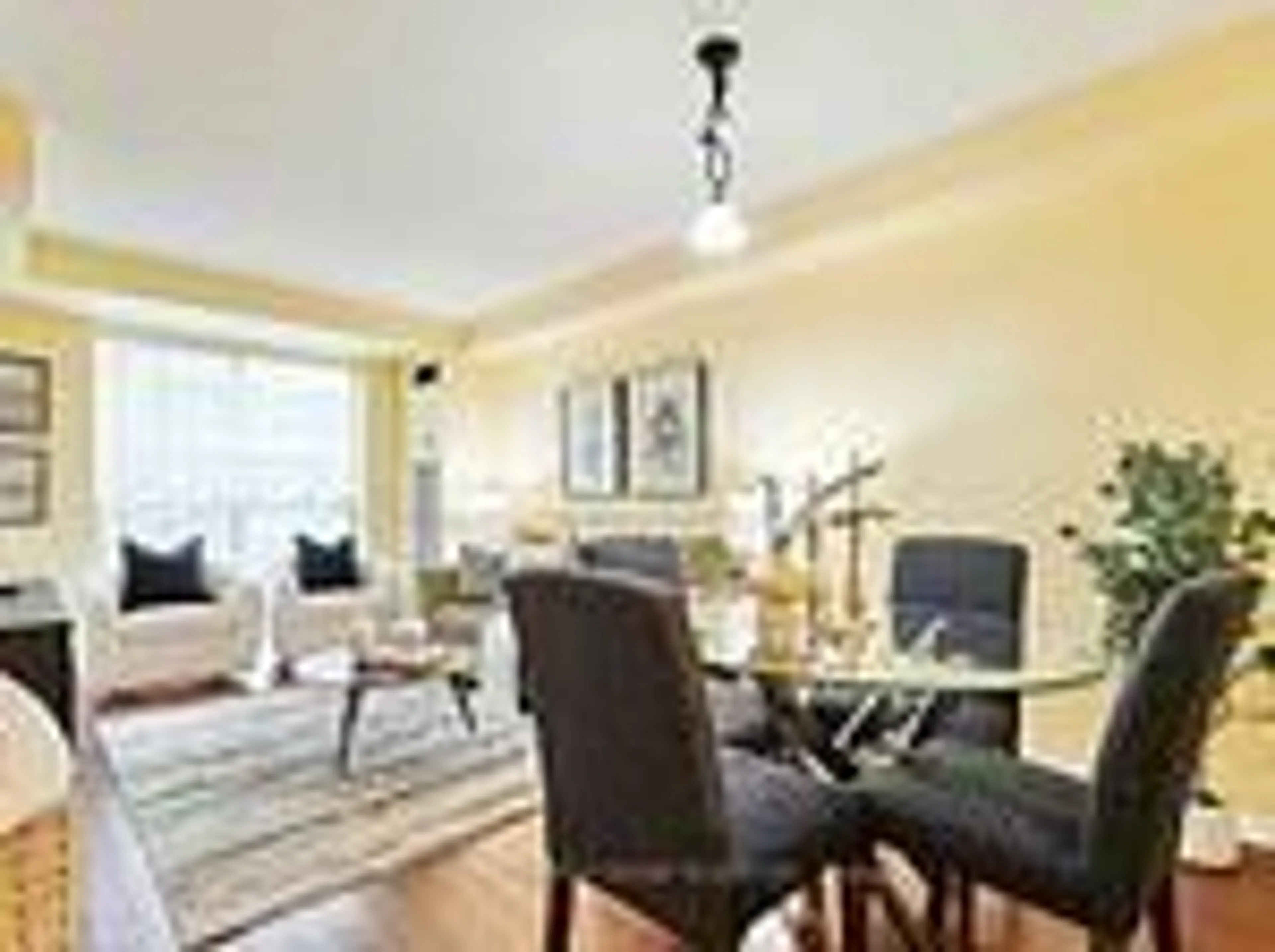 Dining room, wood/laminate floor for 28 Olive Ave #612, Toronto Ontario M2N 7E6