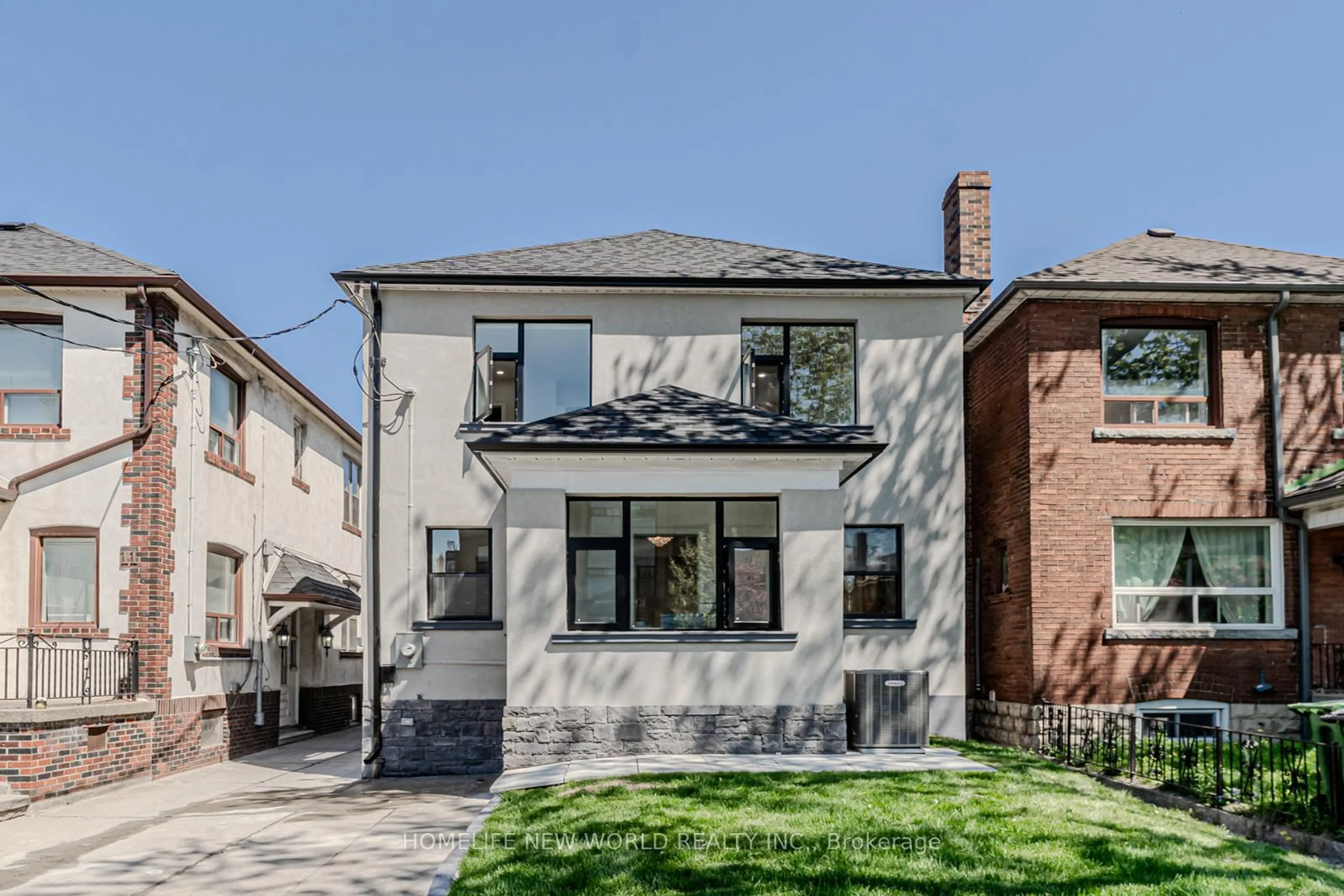 Home with brick exterior material, street for 9 Rusholme Dr, Toronto Ontario M6J 3K1