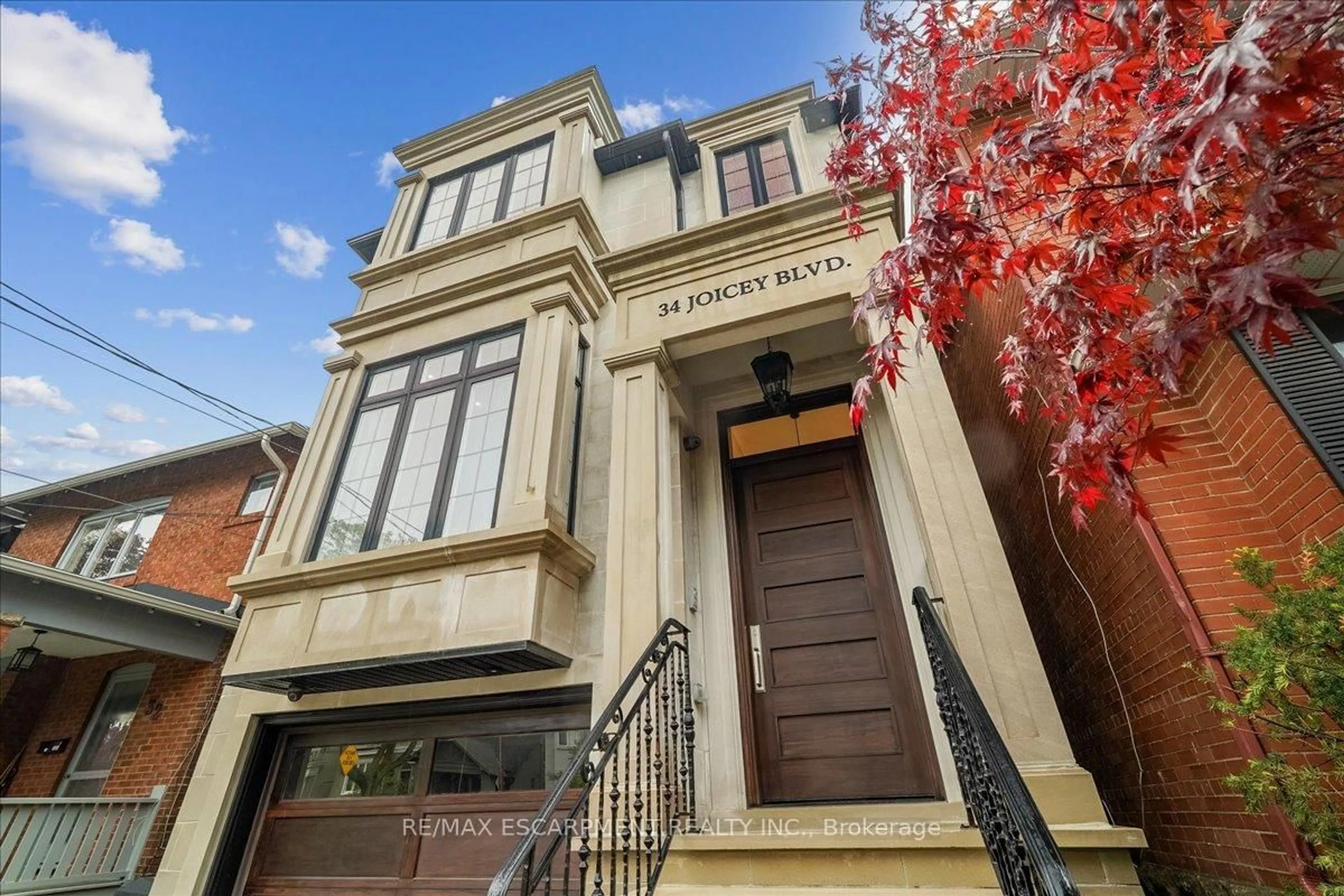Home with brick exterior material, street for 34 Joicey Blvd, Toronto Ontario M5M 2S7