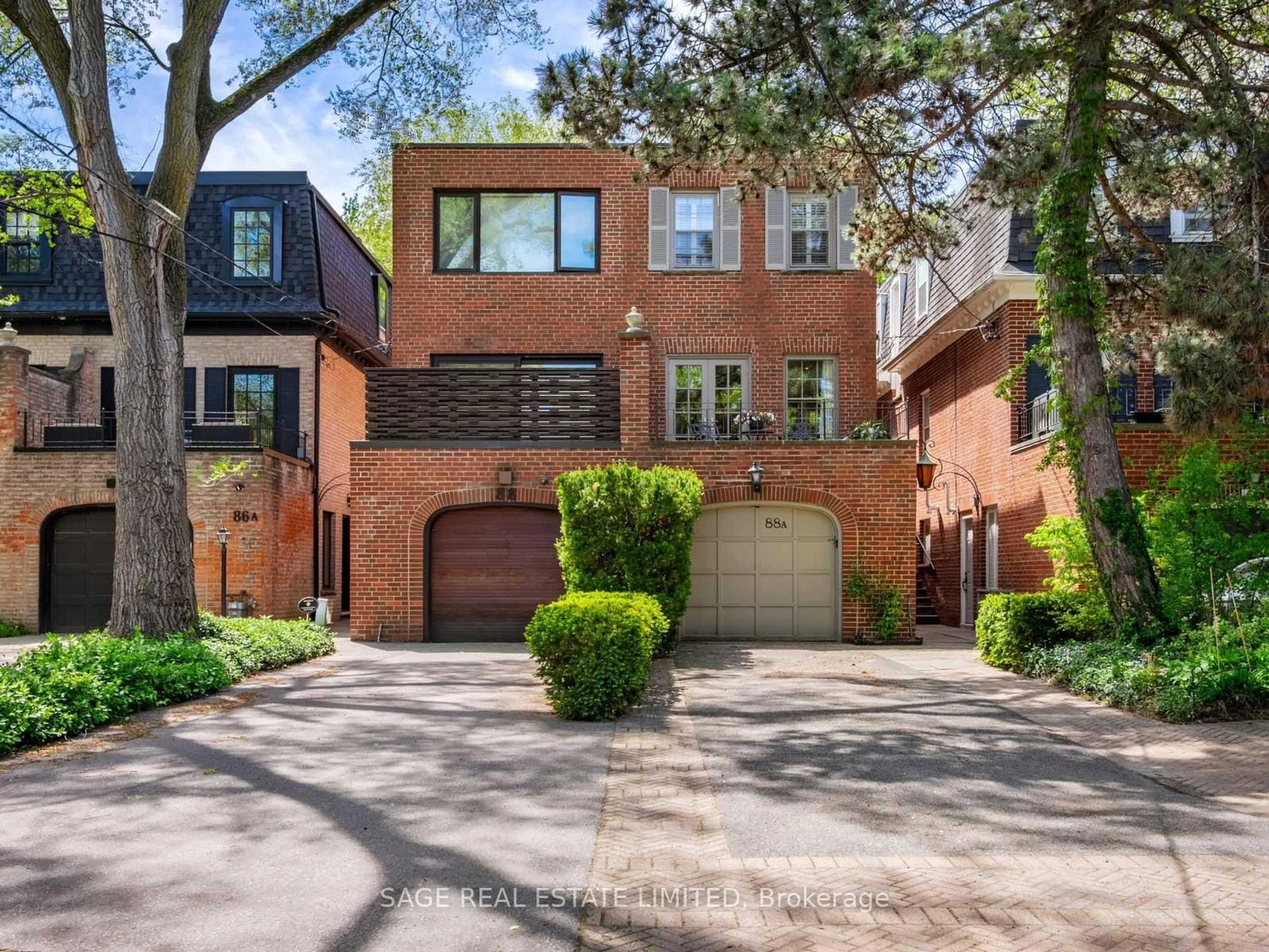 Home with brick exterior material, street for 88A Glen Rd, Toronto Ontario M4W 2V6