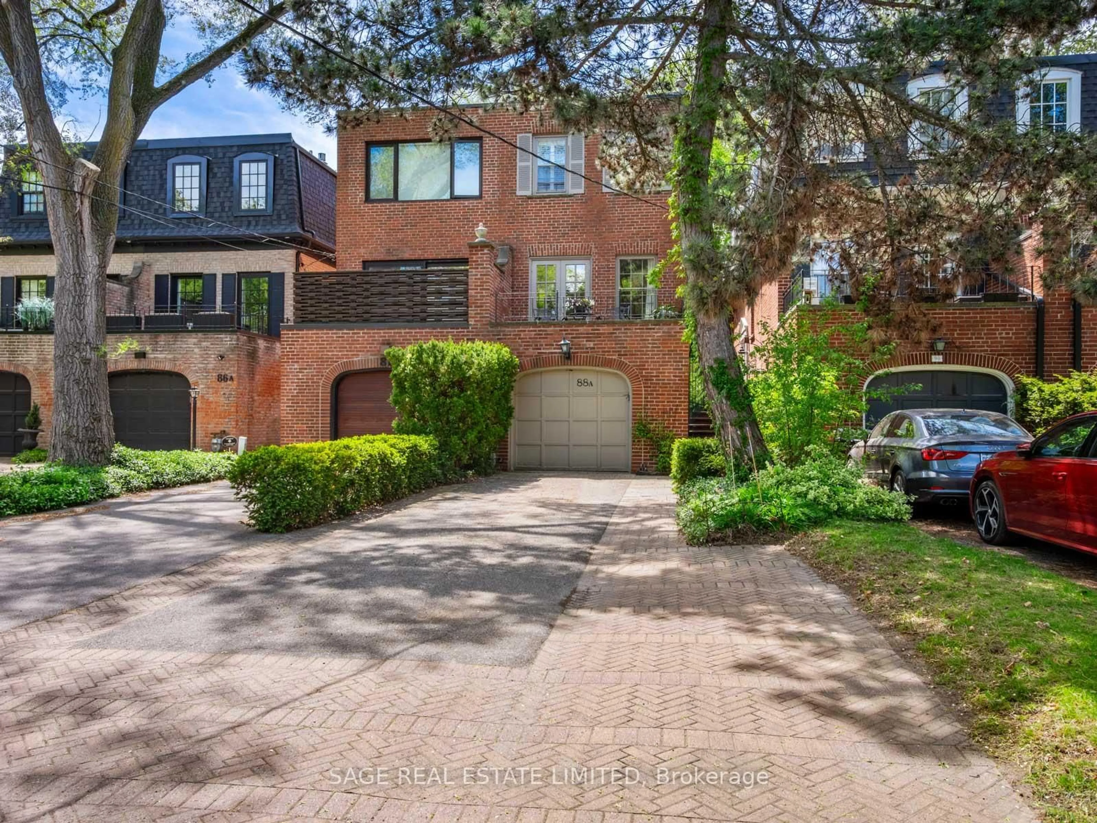 Home with brick exterior material, street for 88A Glen Rd, Toronto Ontario M4W 2V6