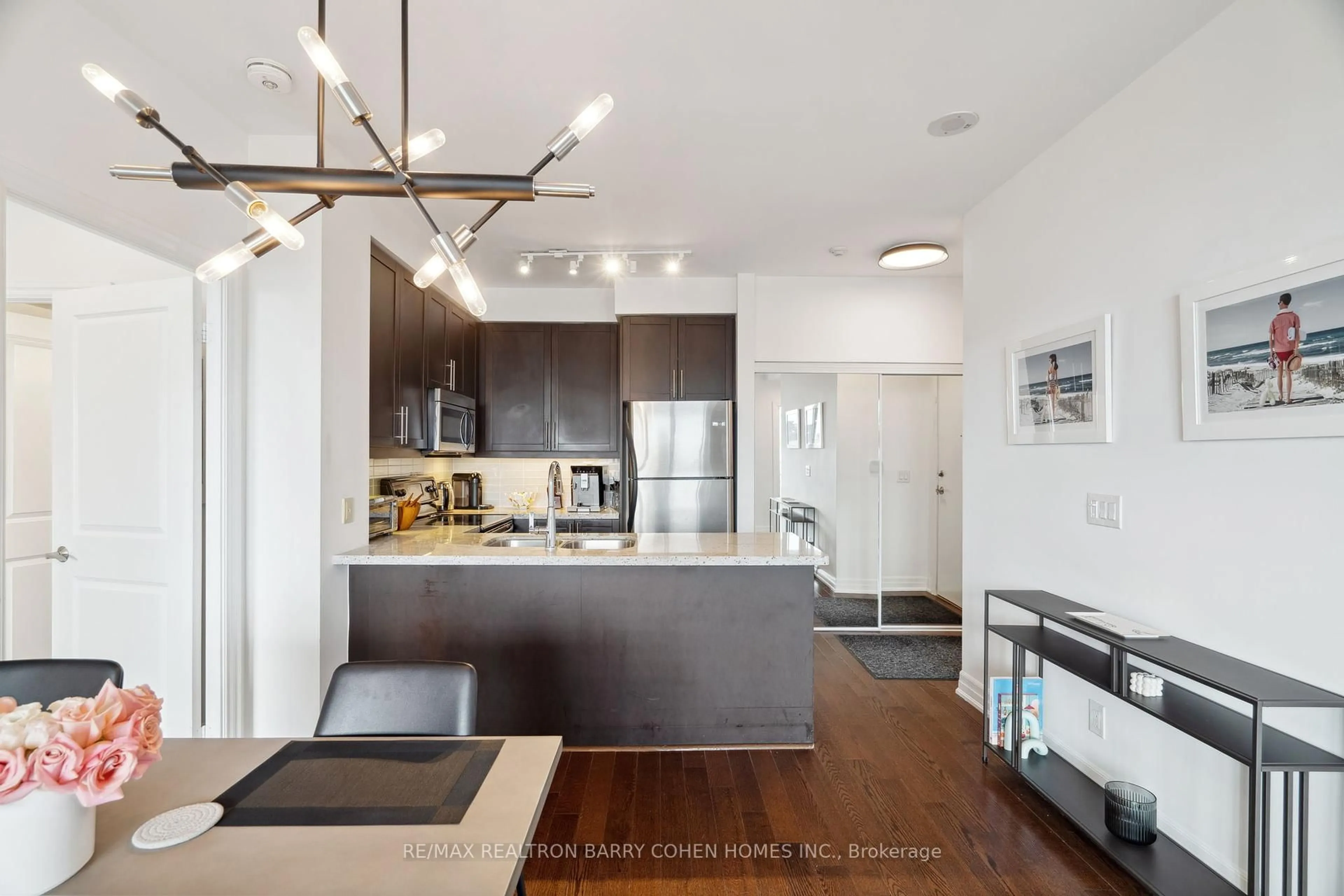 Open concept kitchen, unknown for 500 St Clair Ave #2007, Toronto Ontario M6C 1A8