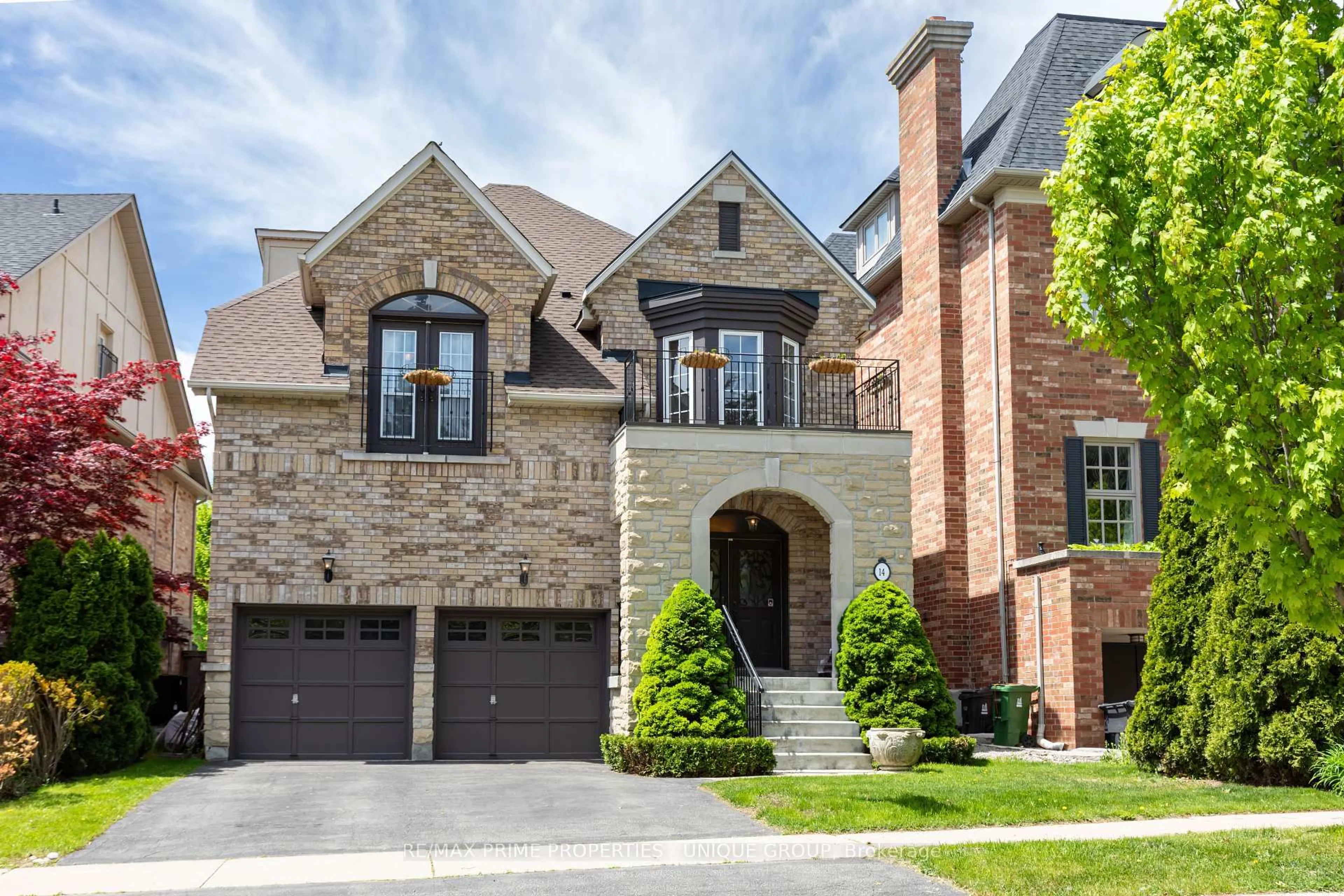 Home with brick exterior material, street for 14 Hampton Park Cres, Toronto Ontario M4W 3X7