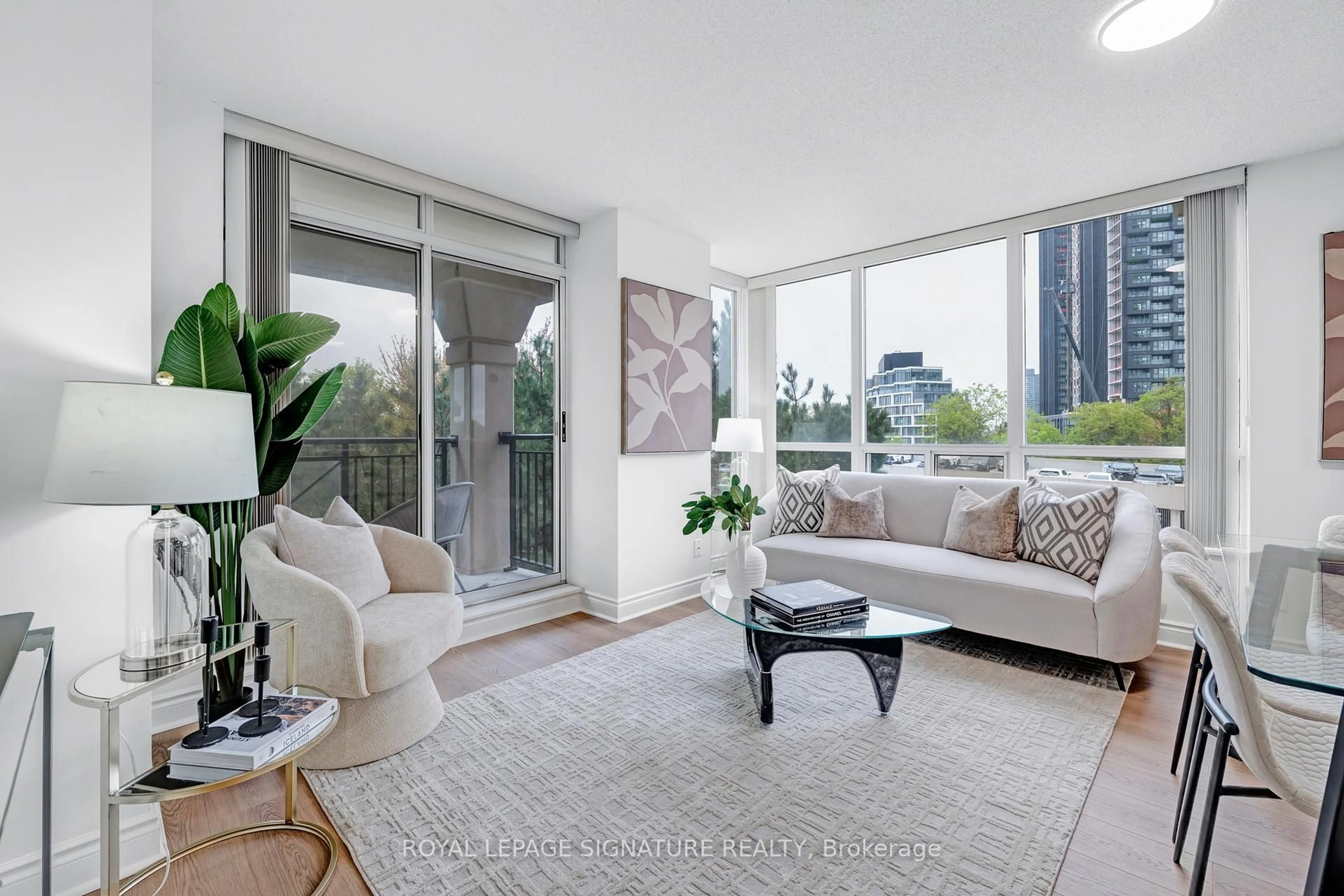 Living room with furniture, unknown for 1103 Leslie St #308, Toronto Ontario M3C 4G8