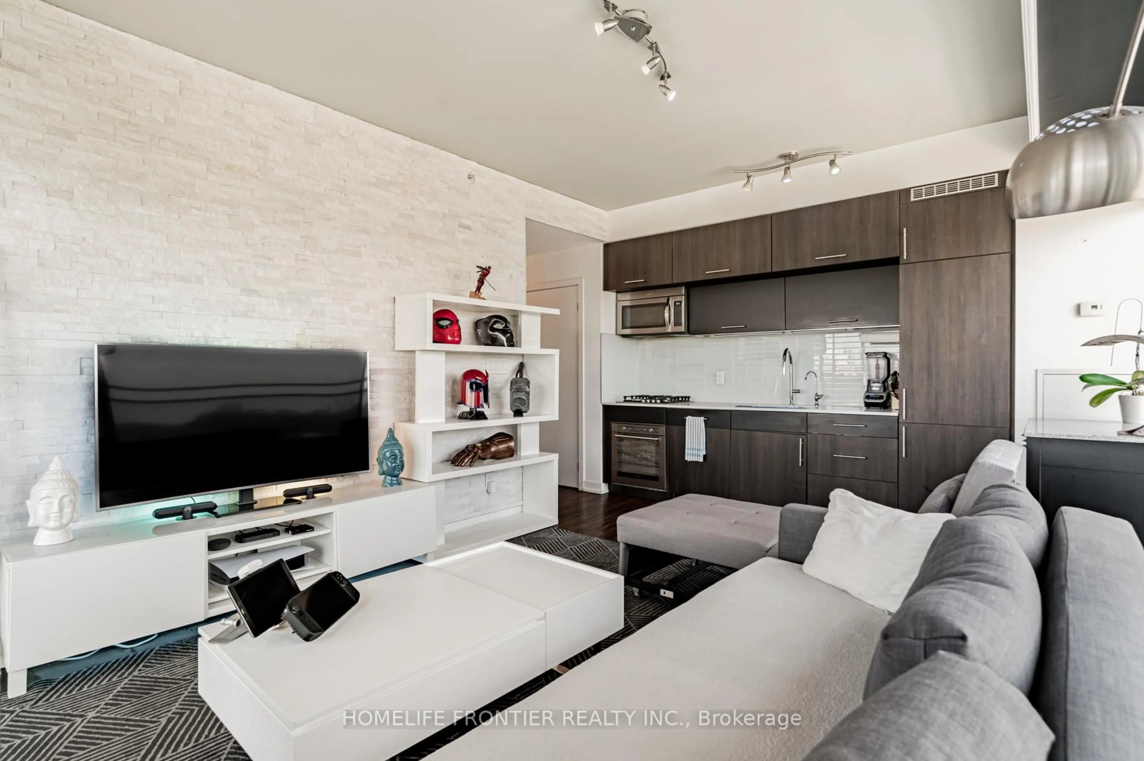 Living room with furniture, unknown for 205 Manning Ave #415, Toronto Ontario M6J 0E2