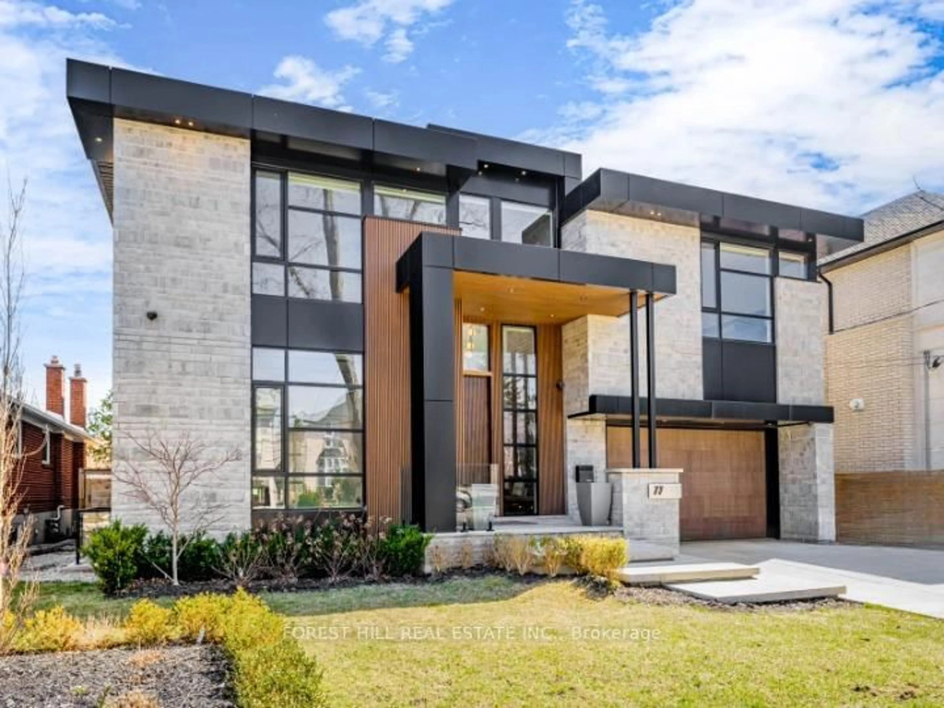 Home with brick exterior material, street for 77 Risebrough Ave, Toronto Ontario M2M 2E2
