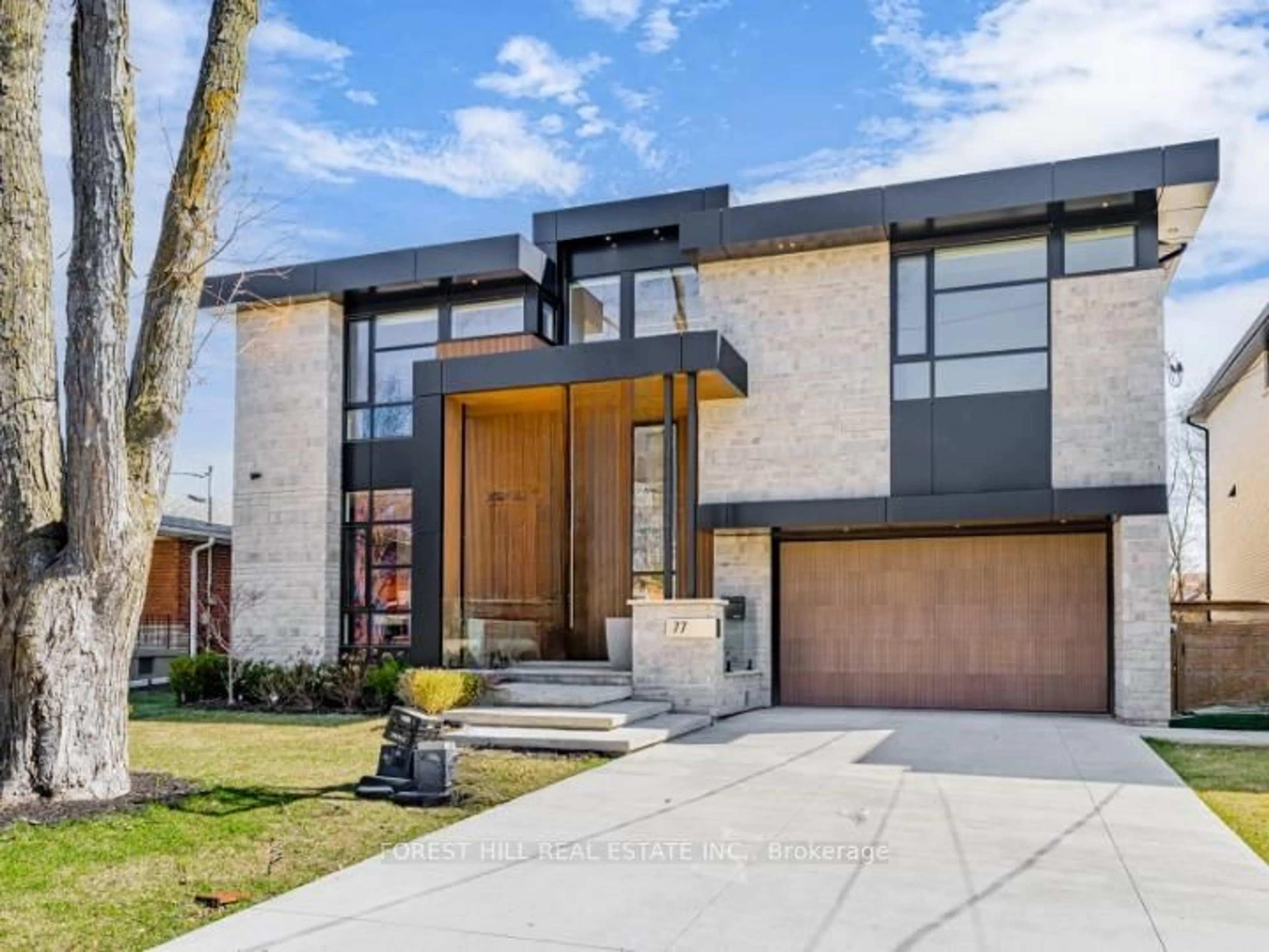 Home with brick exterior material, street for 77 Risebrough Ave, Toronto Ontario M2M 2E2