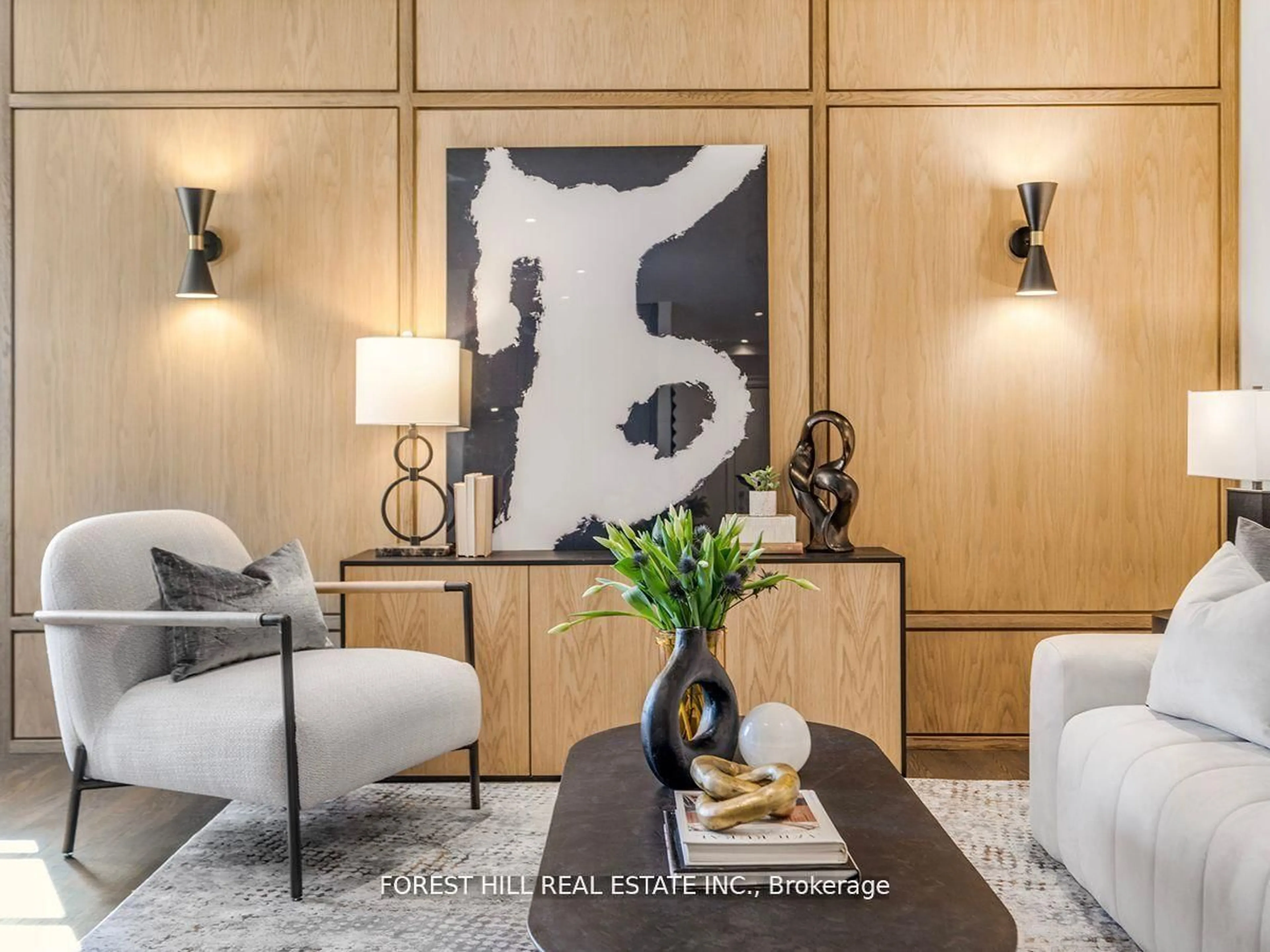 Living room with furniture, unknown for 717 Eglinton Ave #307, Toronto Ontario M5N 1C9