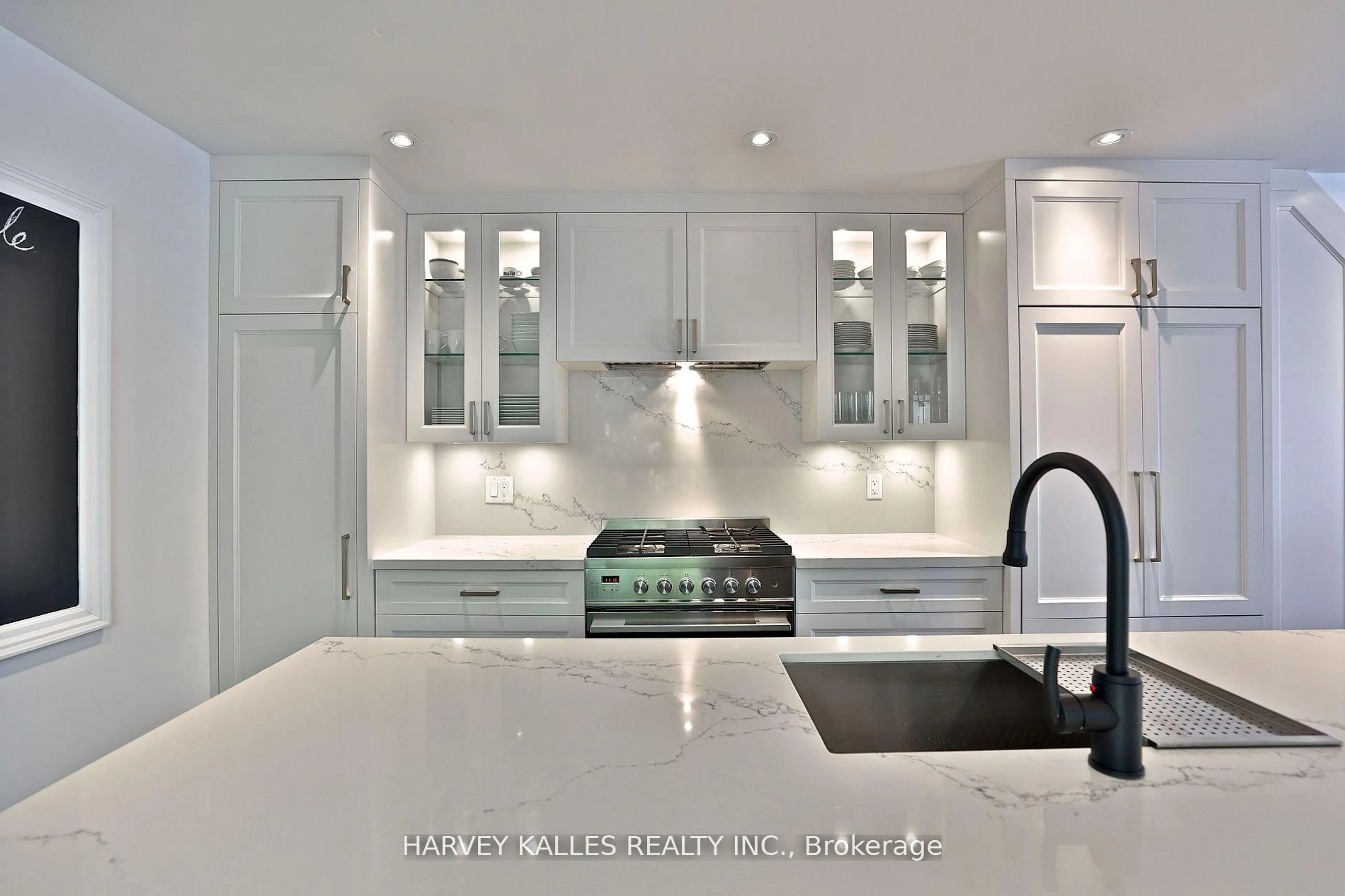 Contemporary kitchen, ceramic/tile floor for 15 Markham St, Toronto Ontario M6J 2G1