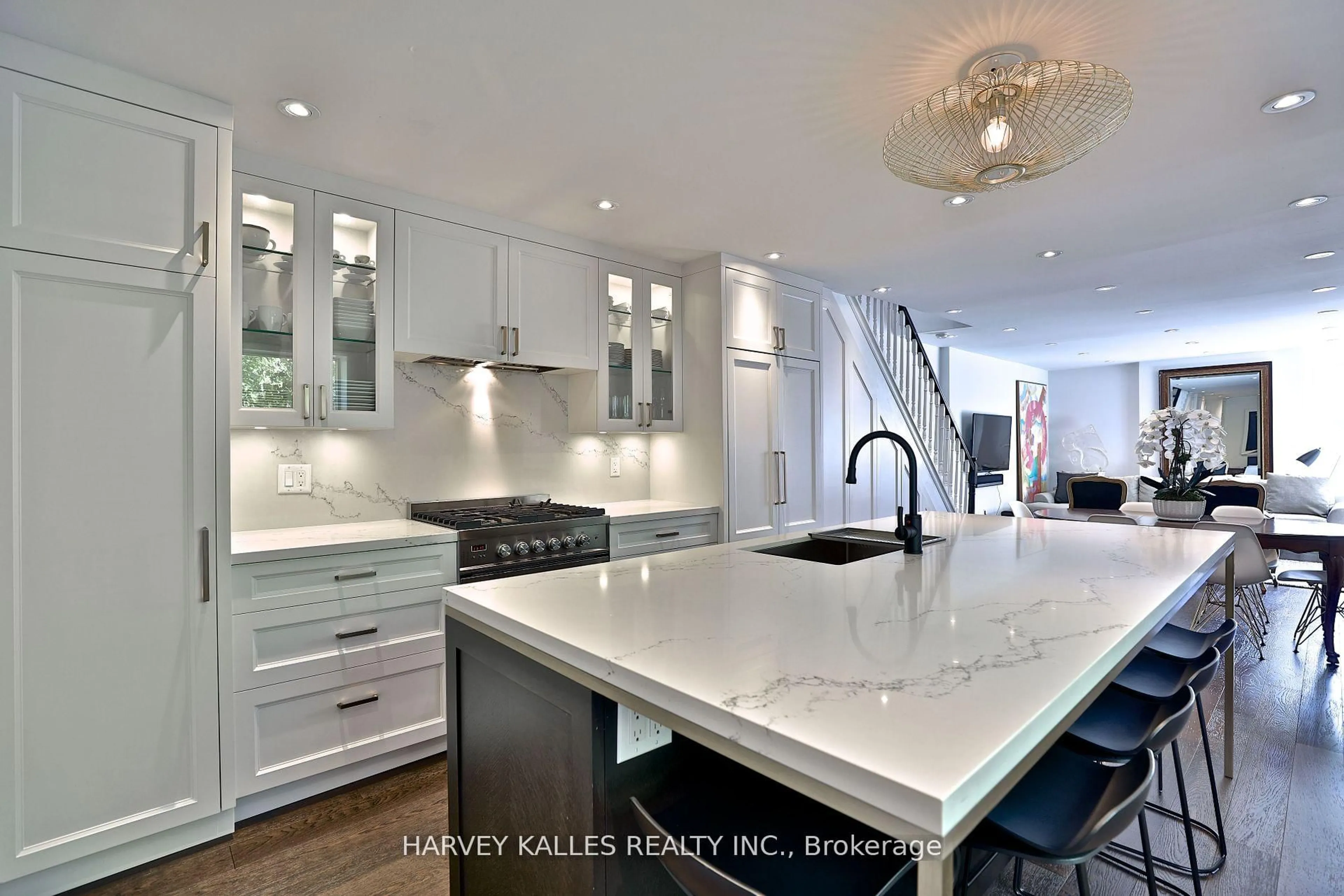 Contemporary kitchen, ceramic/tile floor for 15 Markham St, Toronto Ontario M6J 2G1