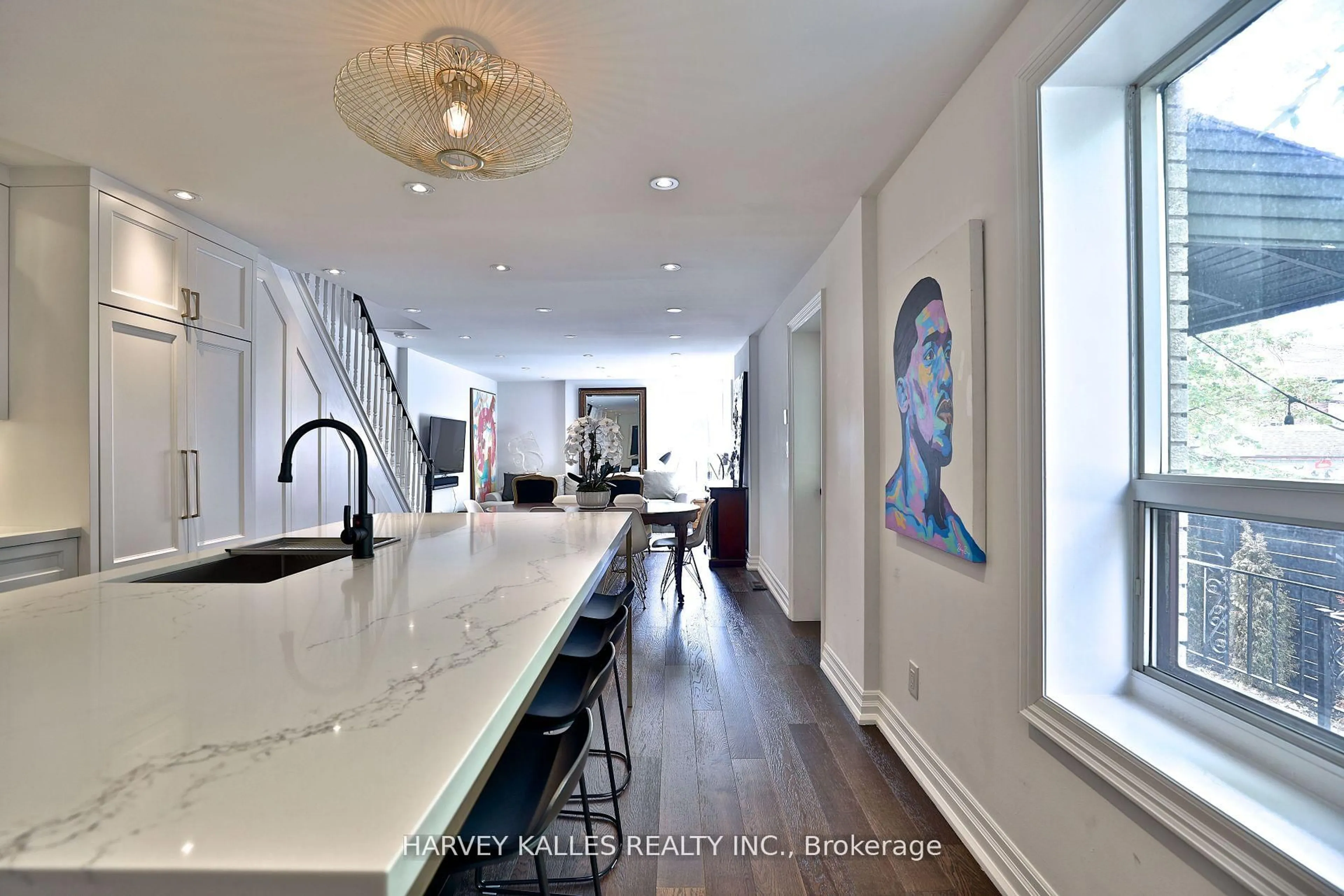 Contemporary kitchen, ceramic/tile floor for 15 Markham St, Toronto Ontario M6J 2G1