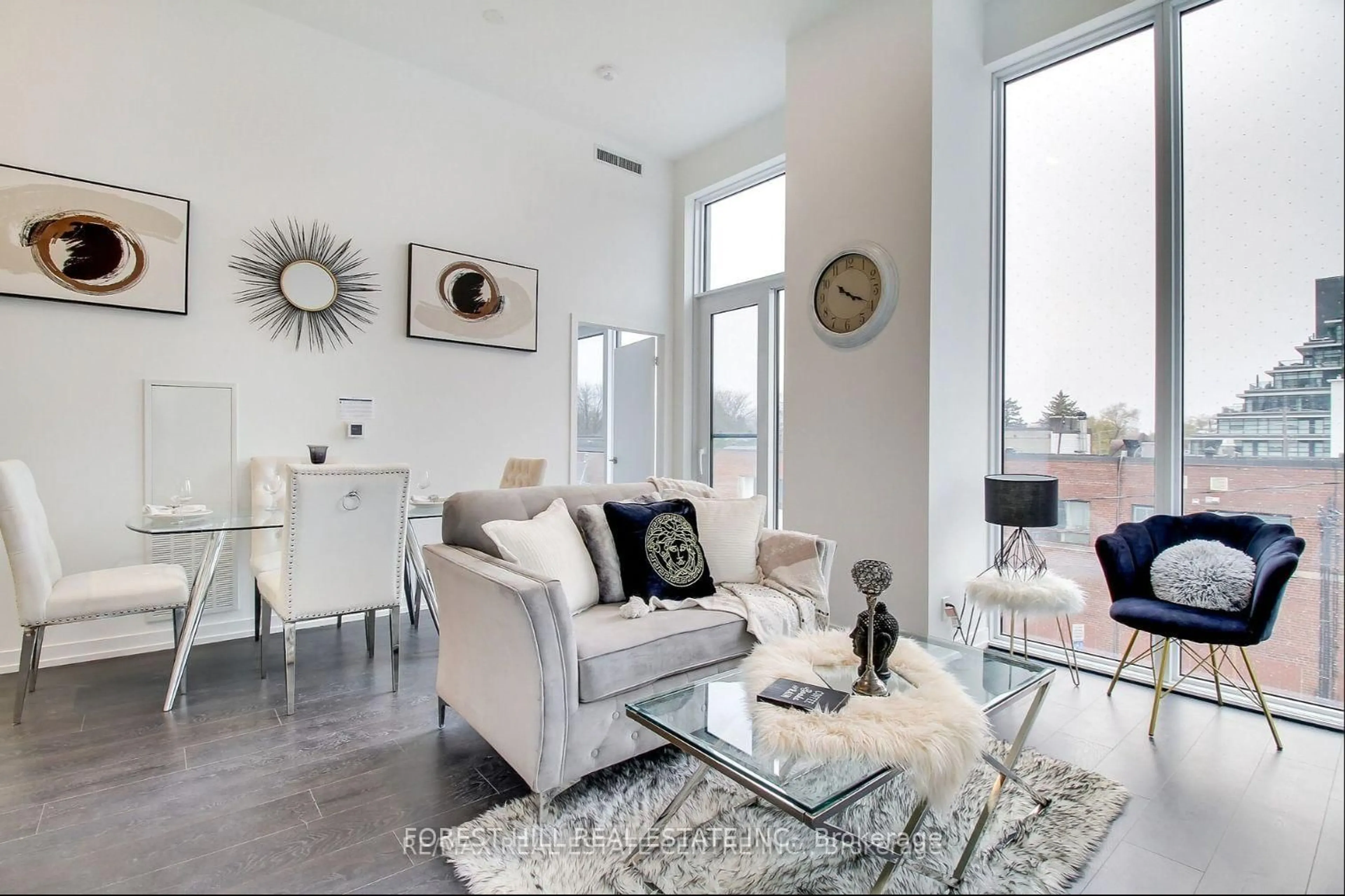 Living room with furniture, unknown for 2020 Bathurst St #211, Toronto Ontario M6C 2B9