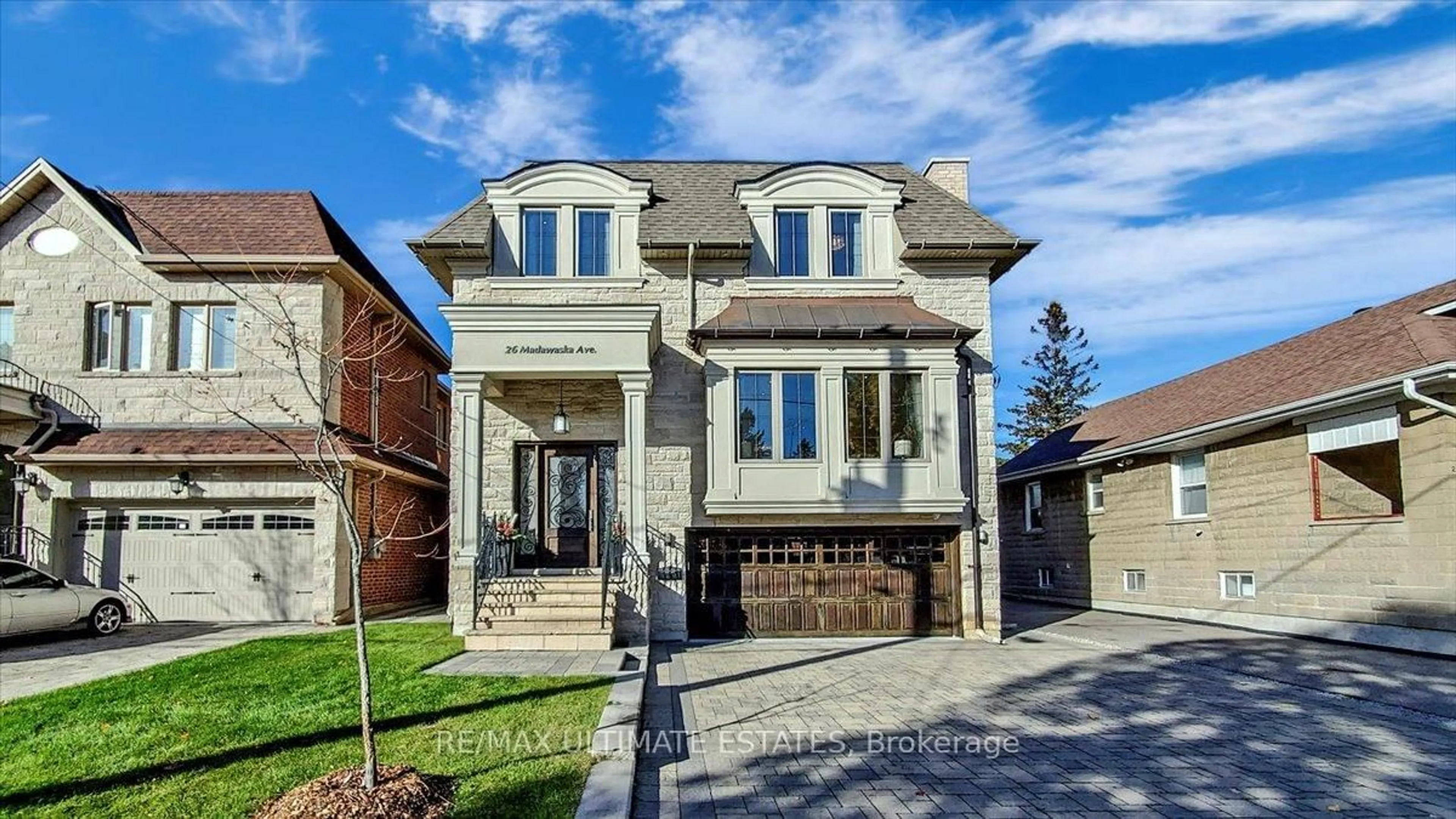 Home with brick exterior material, street for 26 Madawaska Ave, Toronto Ontario M2M 2P9