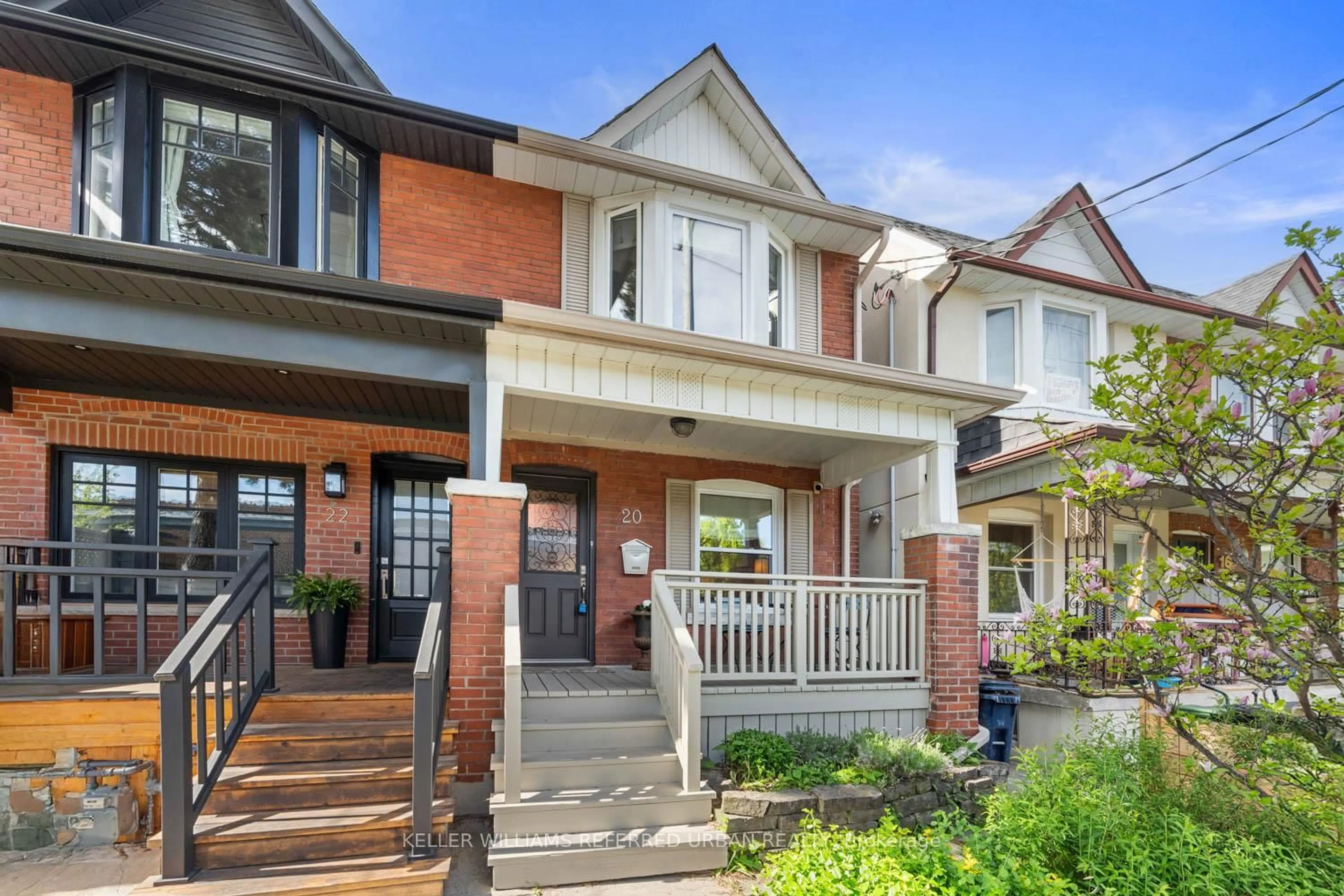 Home with brick exterior material, street for 20 Benson Ave, Toronto Ontario M6G 2H6