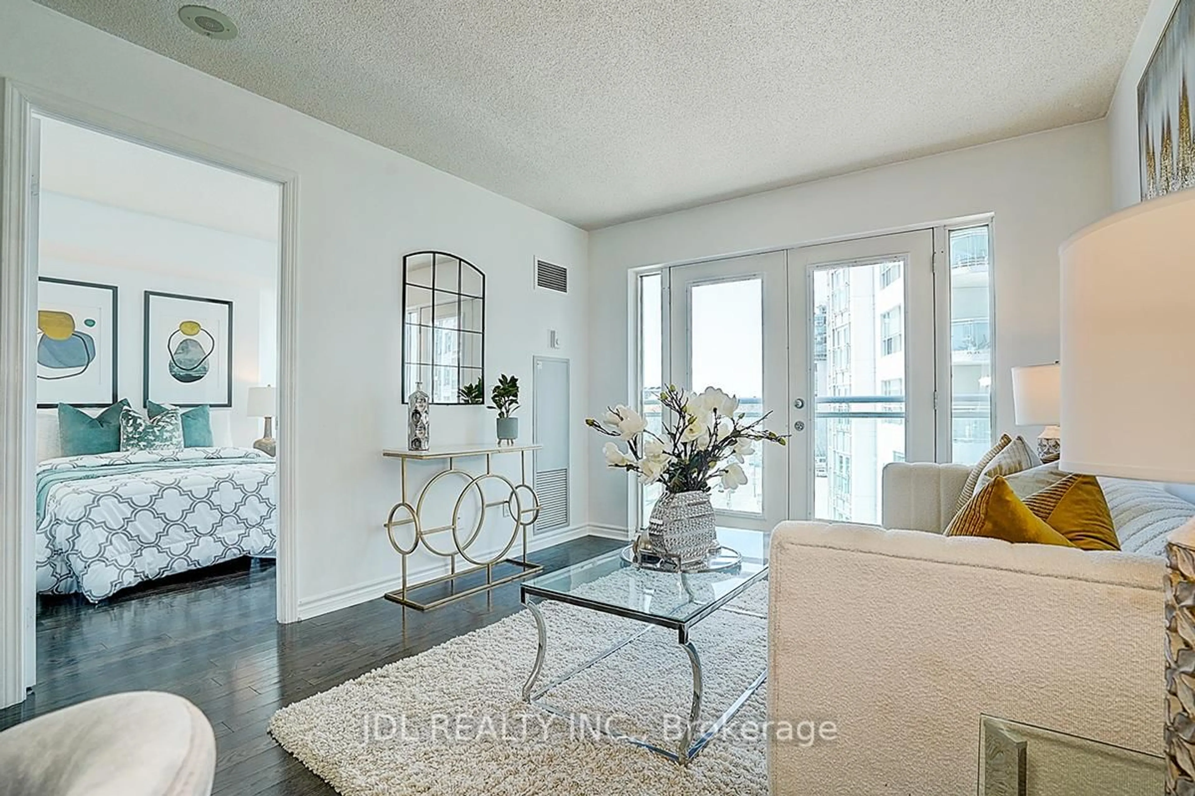 Living room with furniture, unknown for 600 Queens Quay #711, Toronto Ontario M5V 3M3