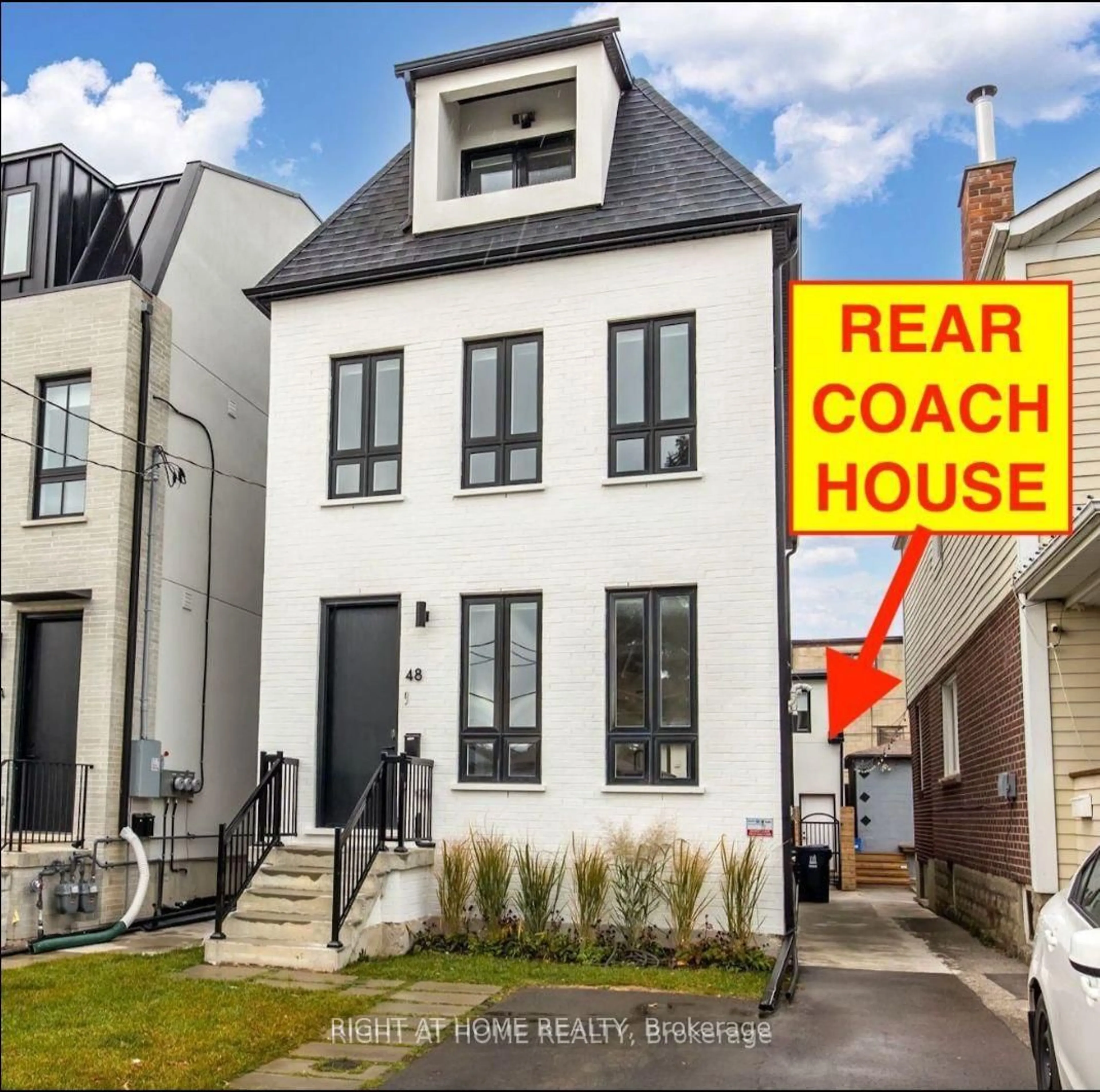 Home with brick exterior material, street for 48 Lanark Ave, Toronto Ontario M6C 2B4