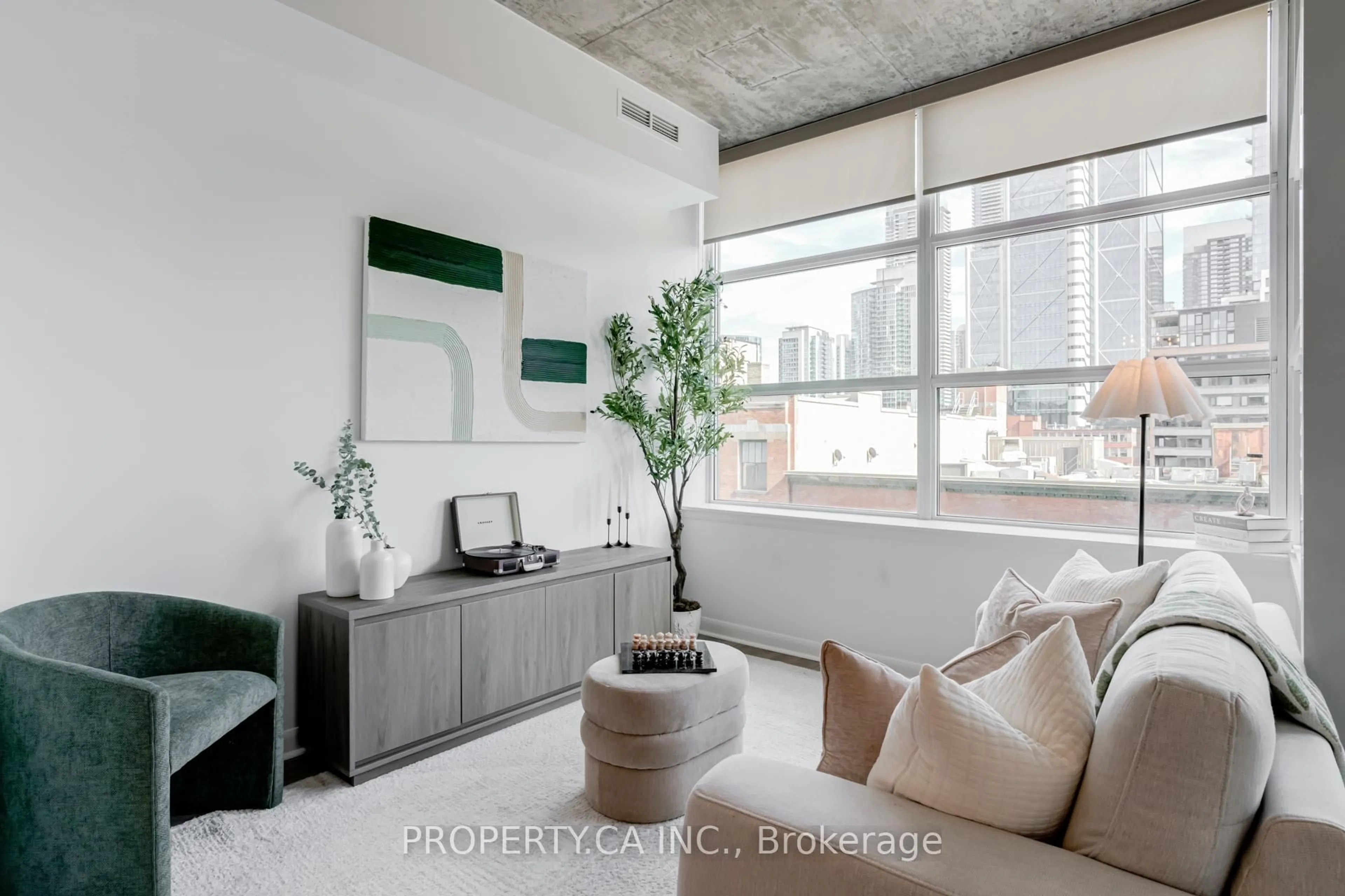 Living room with furniture, unknown for 478 King St #509, Toronto Ontario M5V 0A8