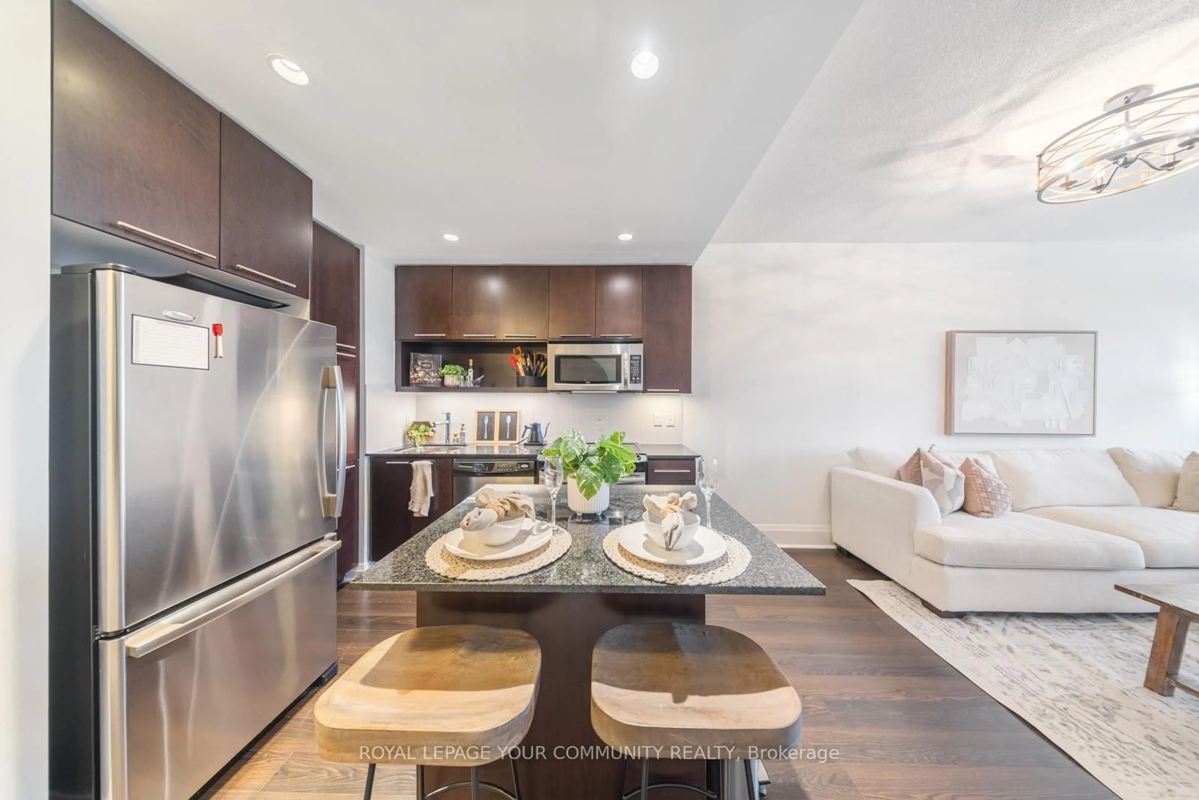 Open concept kitchen, unknown for 100 Harrison Garden Blvd #710, Toronto Ontario M2N 0C2