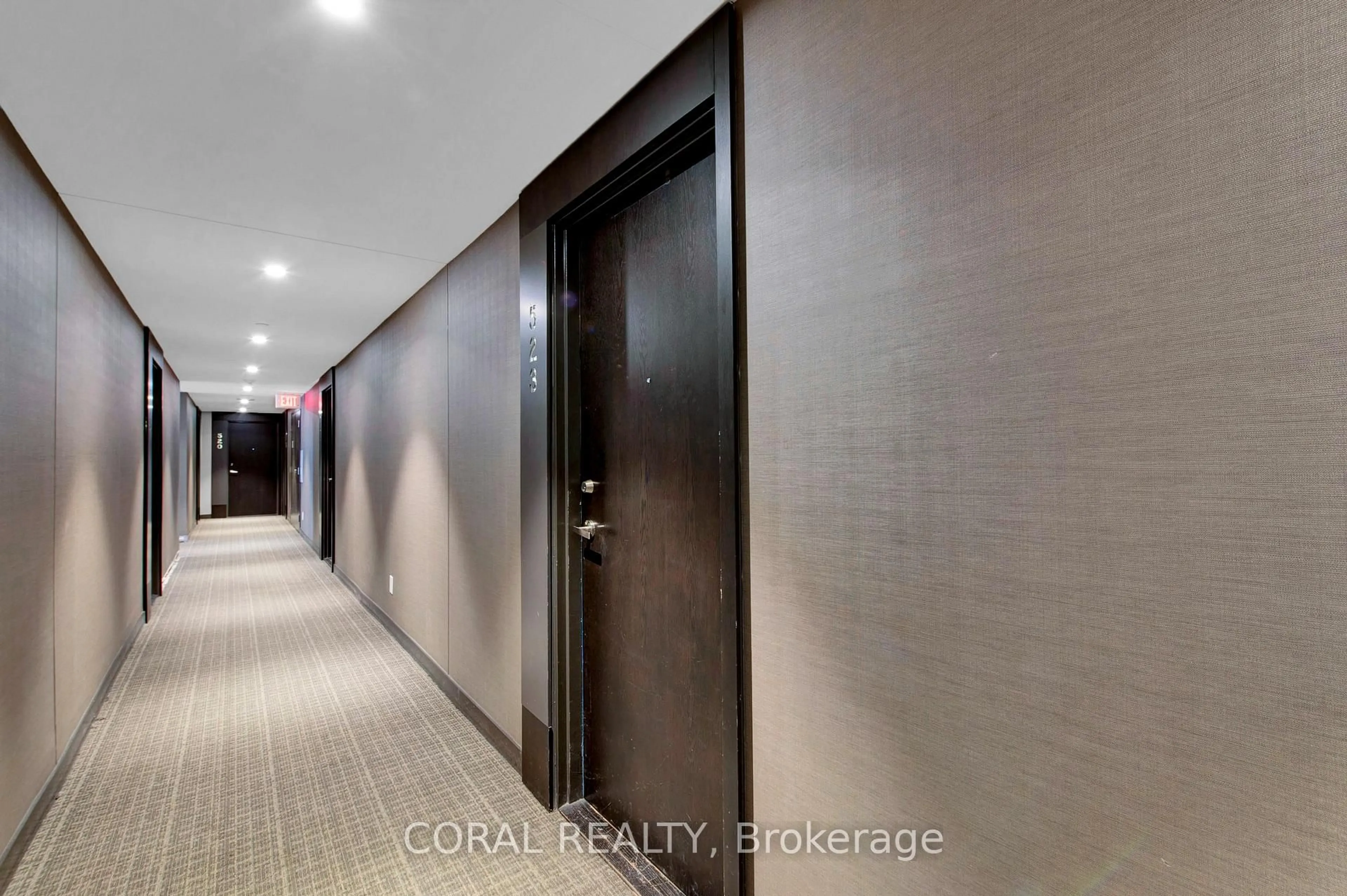 Indoor foyer for 170 Sumach St #523, Toronto Ontario M5A 0C3