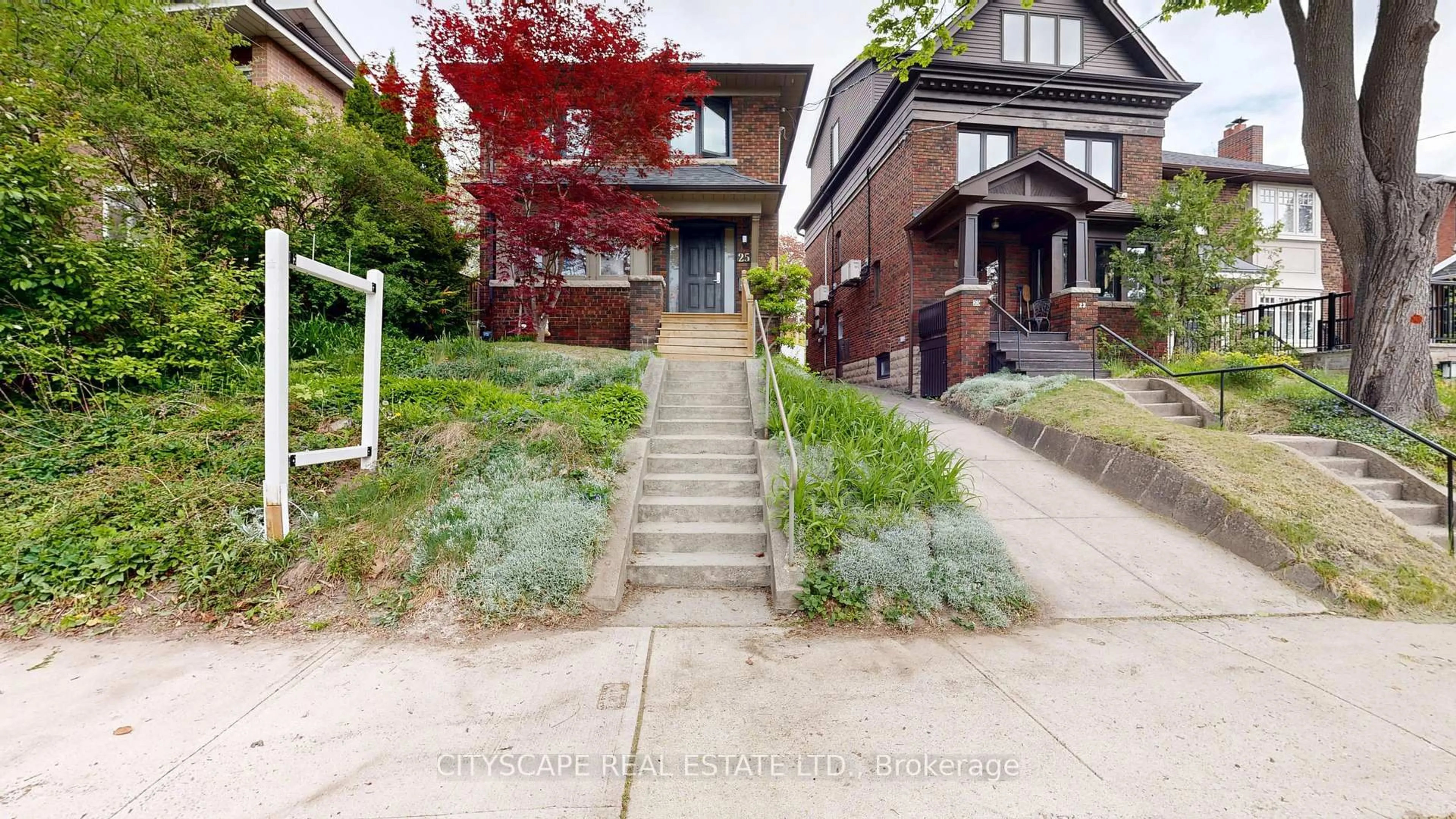 Home with brick exterior material, street for 25 Oswald Cres, Toronto Ontario M4S 2H5