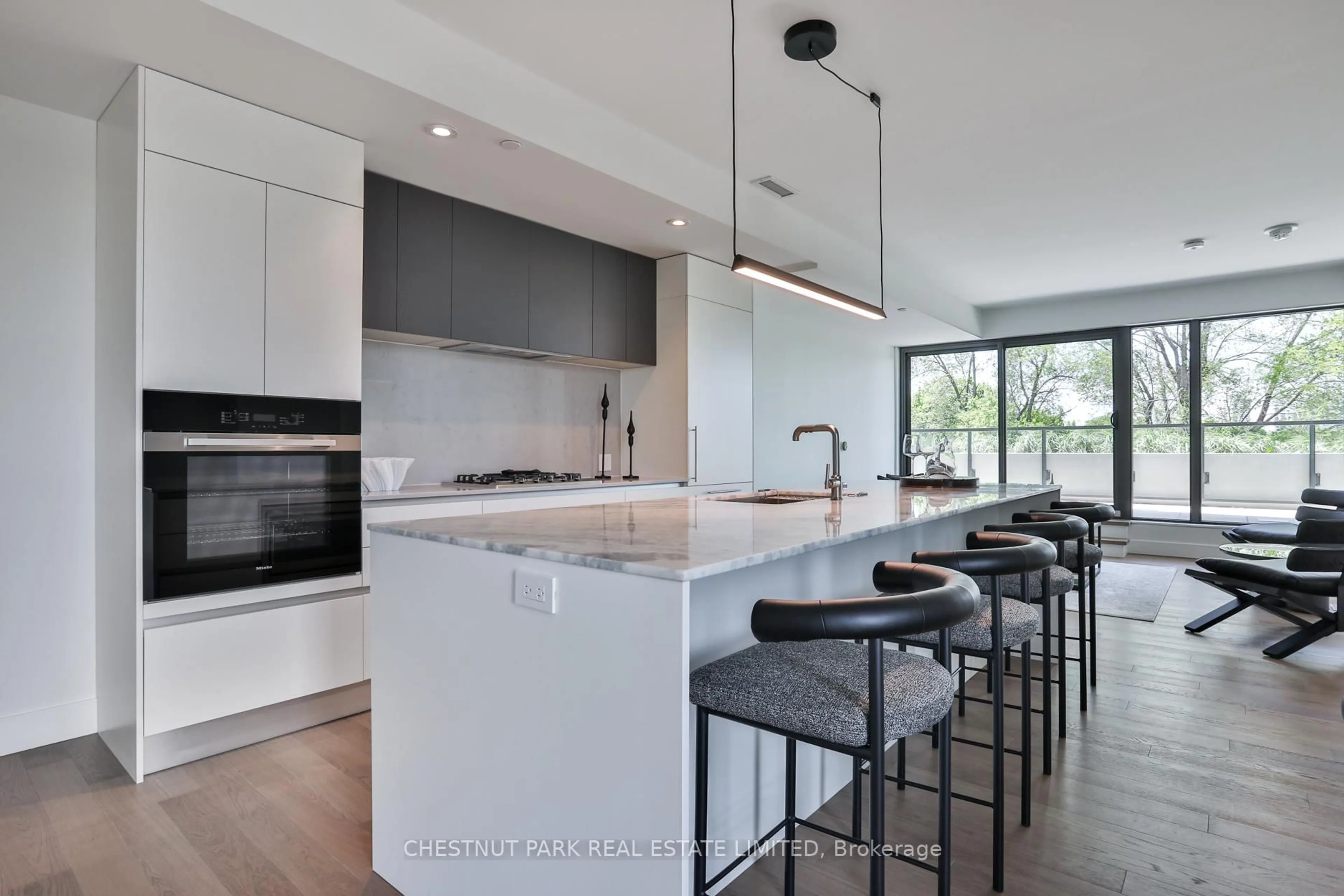 Contemporary kitchen, ceramic/tile floor for 1414 Bayview Ave #408, Toronto Ontario M4V 1G6
