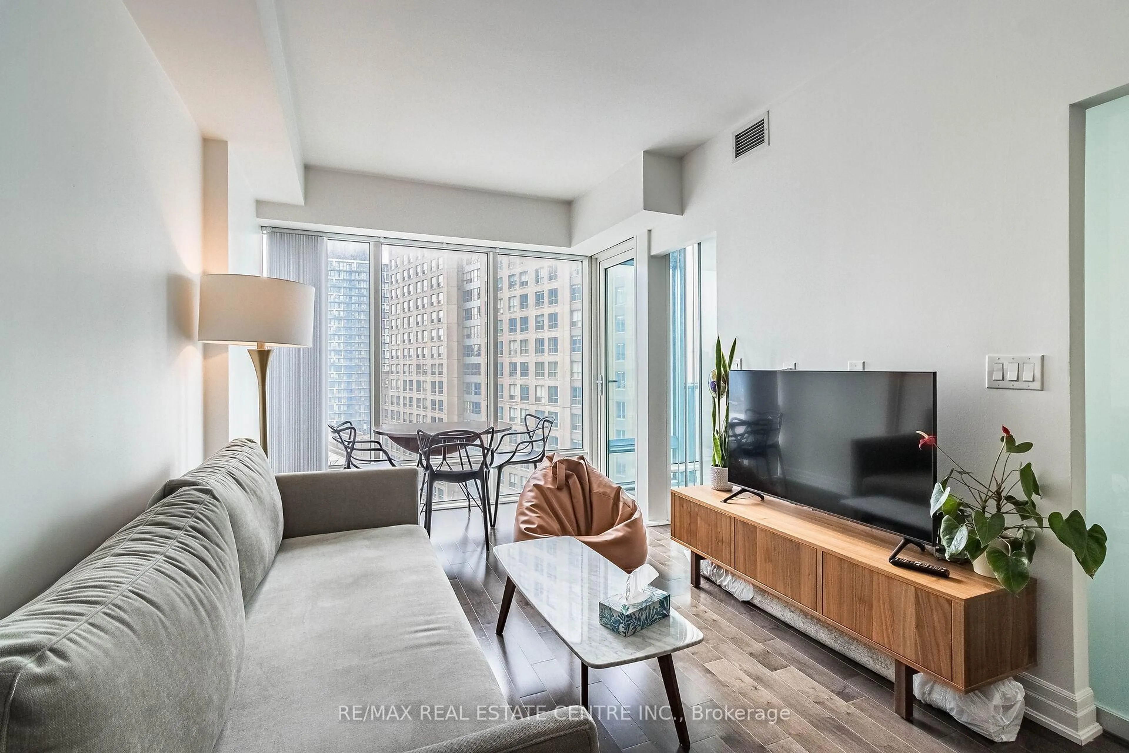 Living room with furniture, unknown for 8 The Esplanade N/A #1610, Toronto Ontario M5E 0A6