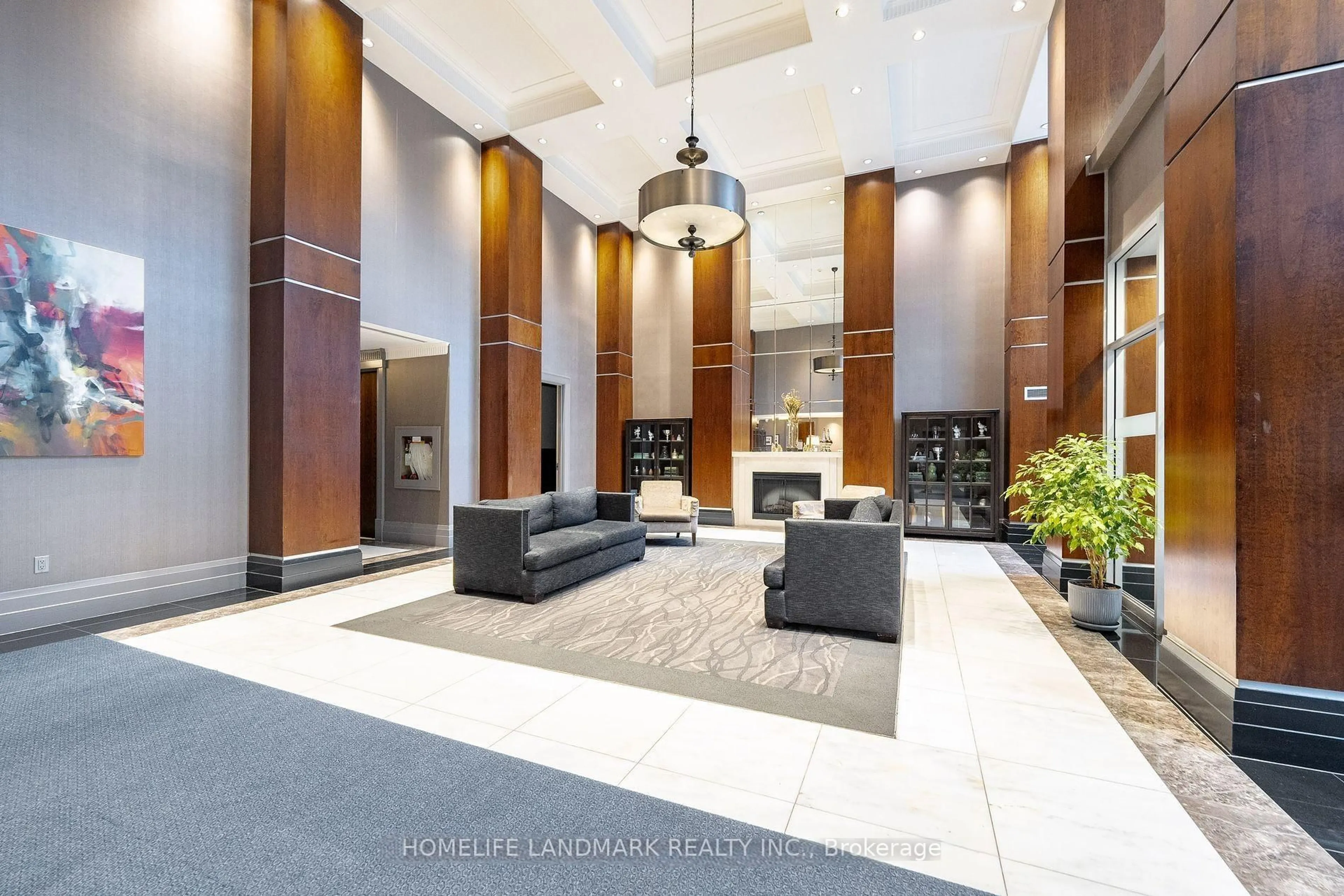 Lobby for 1 Rean Dr #2211, Toronto Ontario M2K 3C1